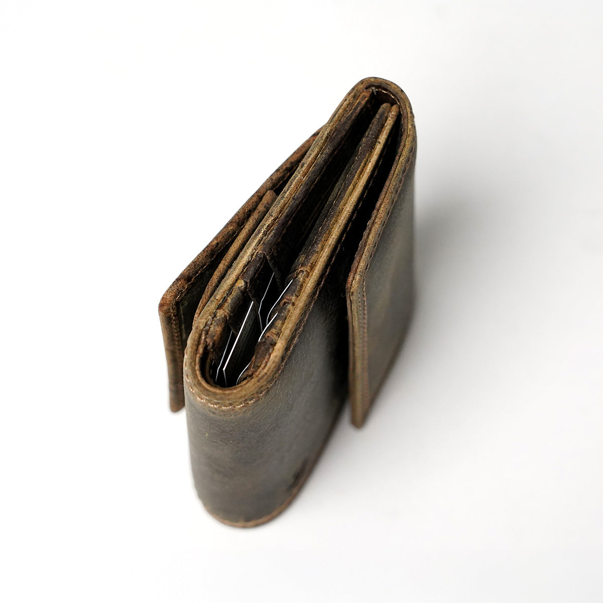 KUDU -Kudoo Leather- Compact Tri-fold Wallet ZKM906