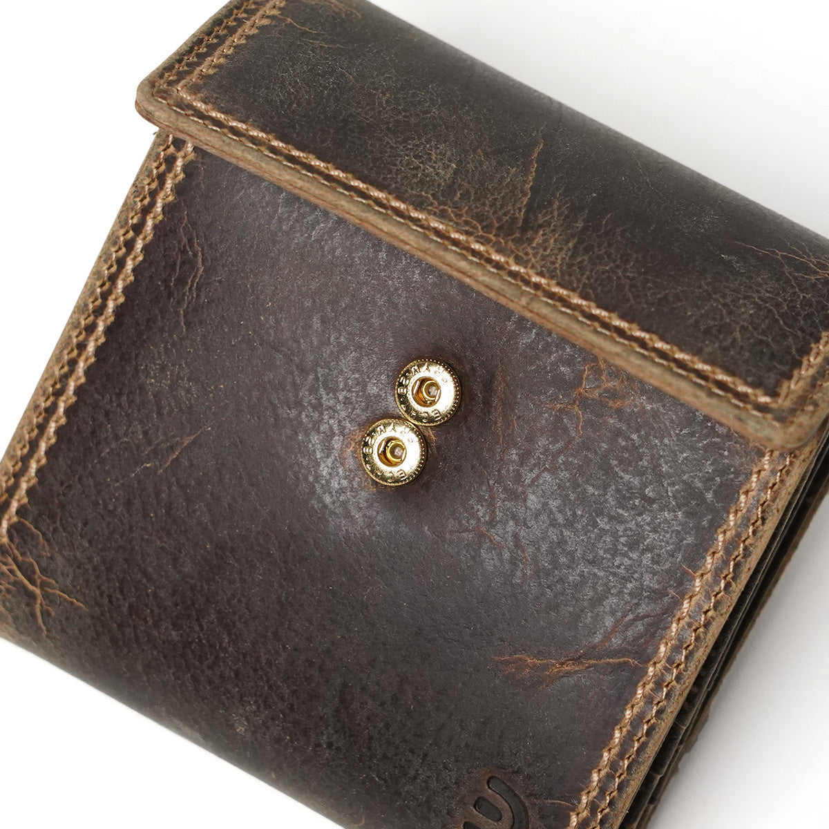 KUDU -Kudoo Leather- Compact Tri-fold Wallet ZKM906