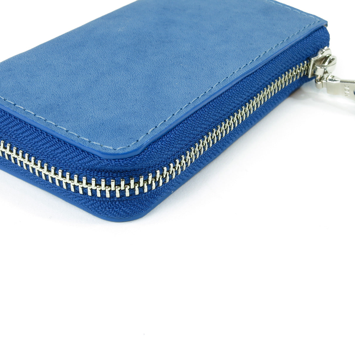 Indigo-dyed leather smart key case ZYS093