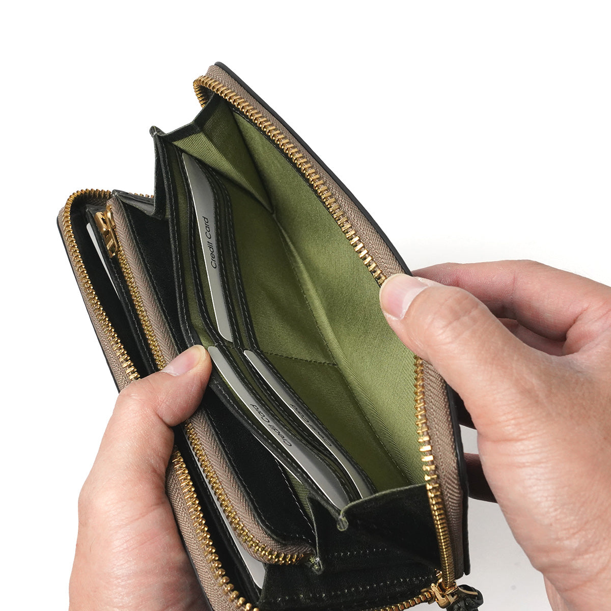 BLACK ON - Round Zipper Long Wallet ZYS1100