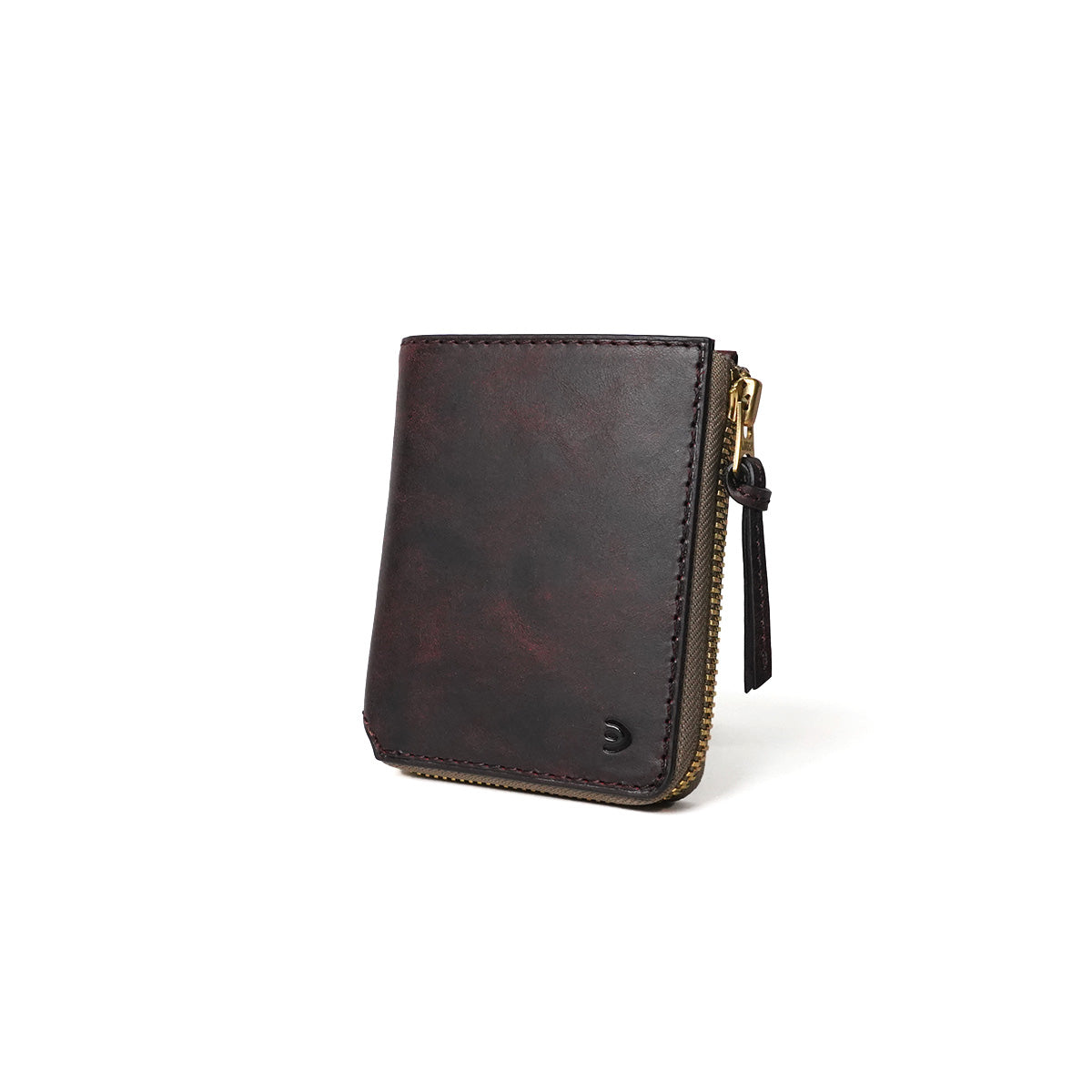 BLACK ON - L-shaped zipper compact half wallet ZYS1103
