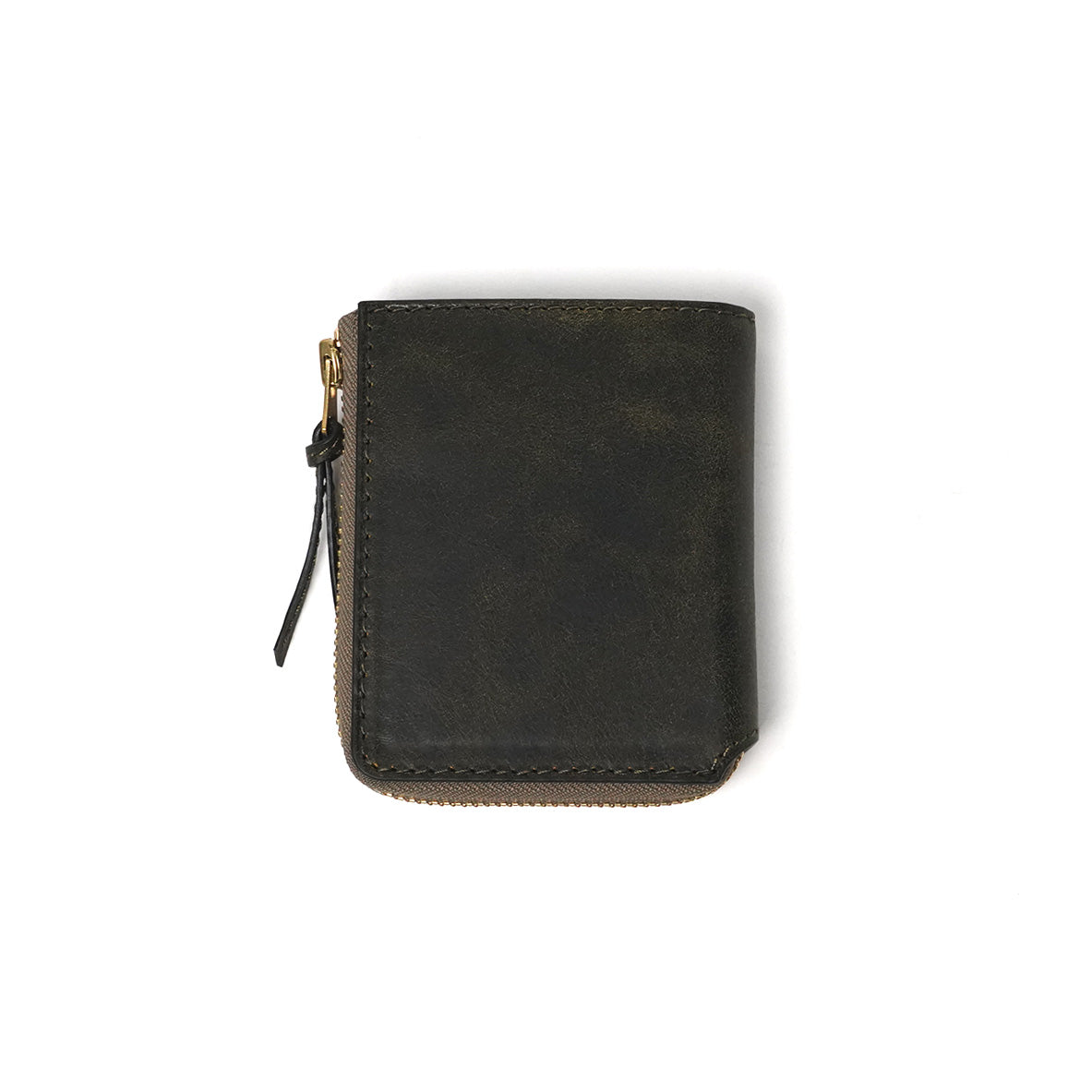 BLACK ON - L-shaped zipper compact half wallet ZYS1103