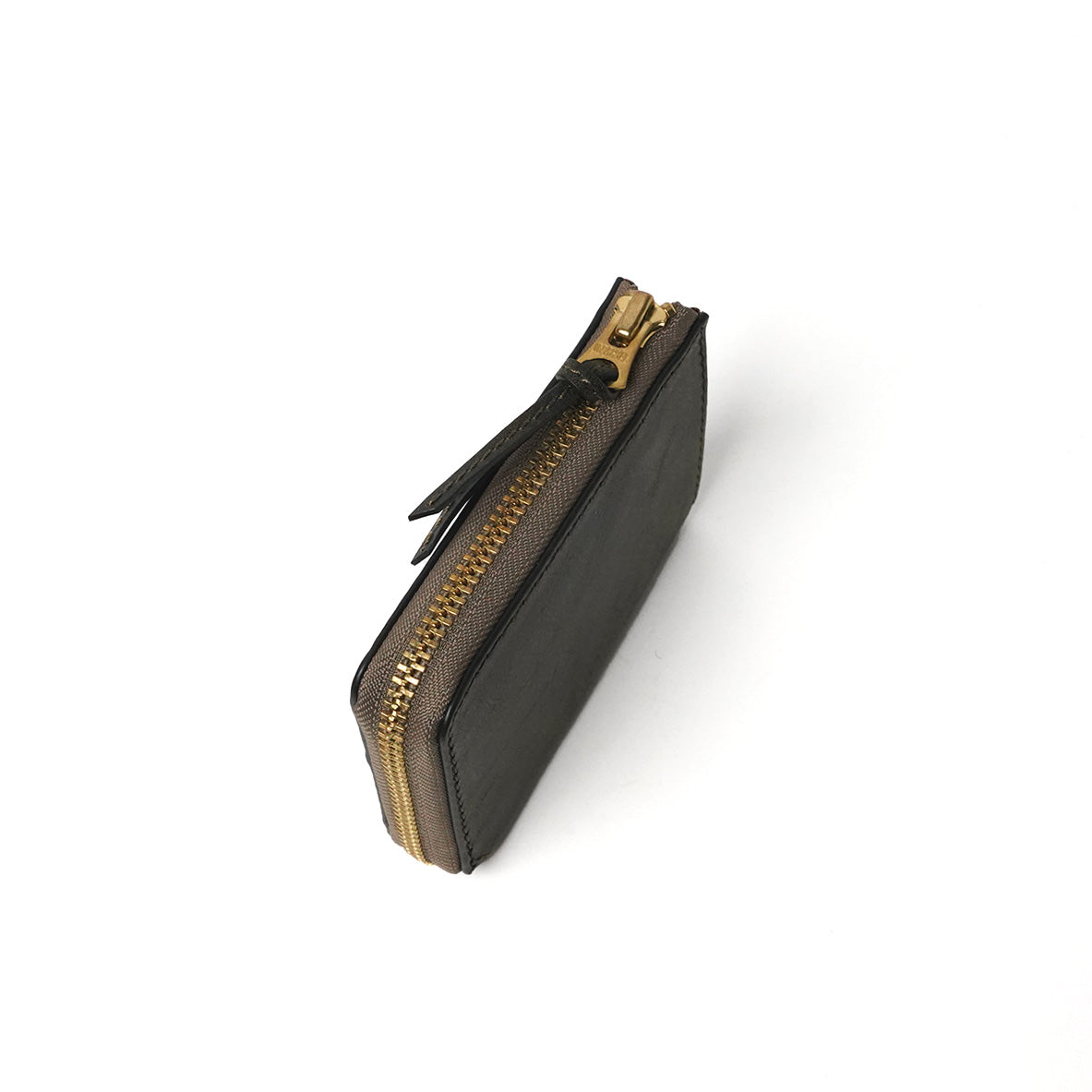 BLACK ON - L-shaped zipper compact half wallet ZYS1103