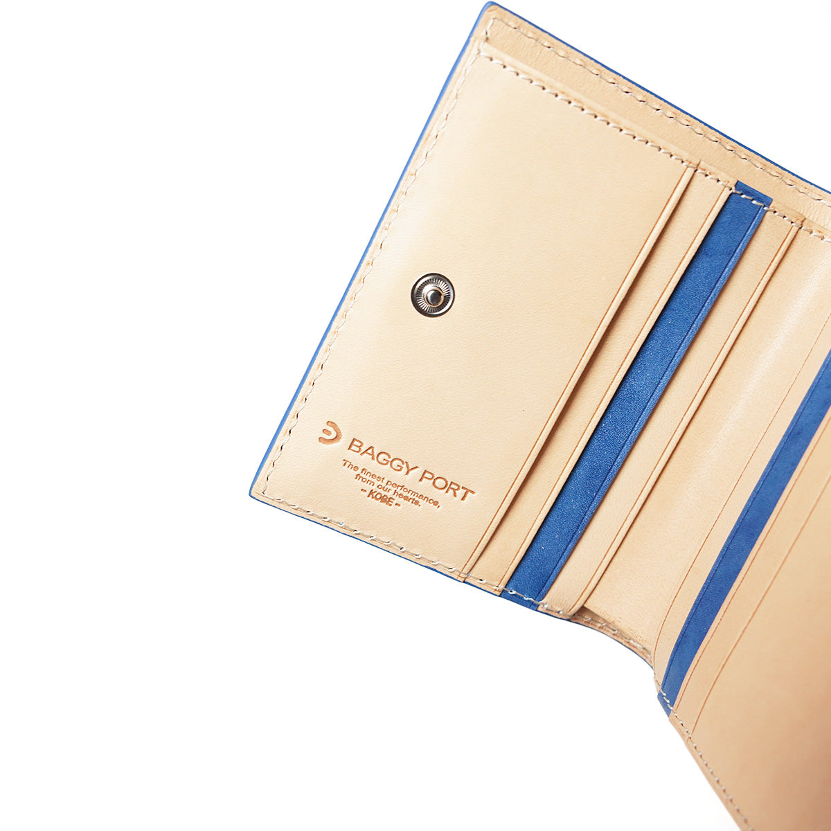 靛藍染色 x 佩斯利半錢包 ZYS196