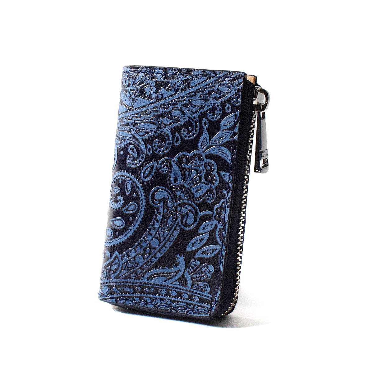 Indigo dye x Paisley key case ZYS193