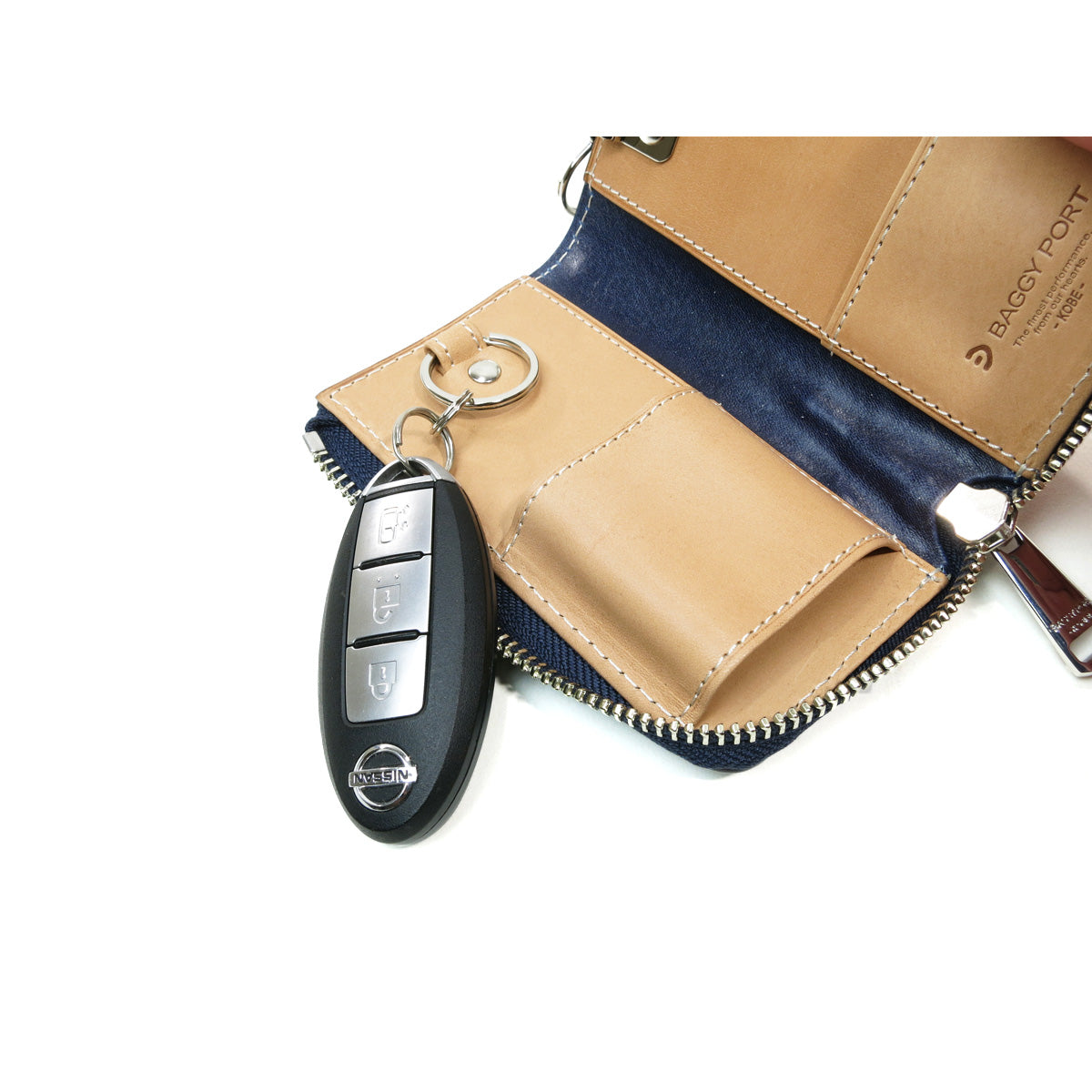 Indigo dye x Paisley key case ZYS193