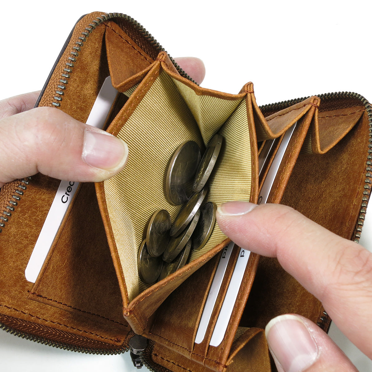 BUONA -Zip-Around Square Mini Wallet ZYS2410