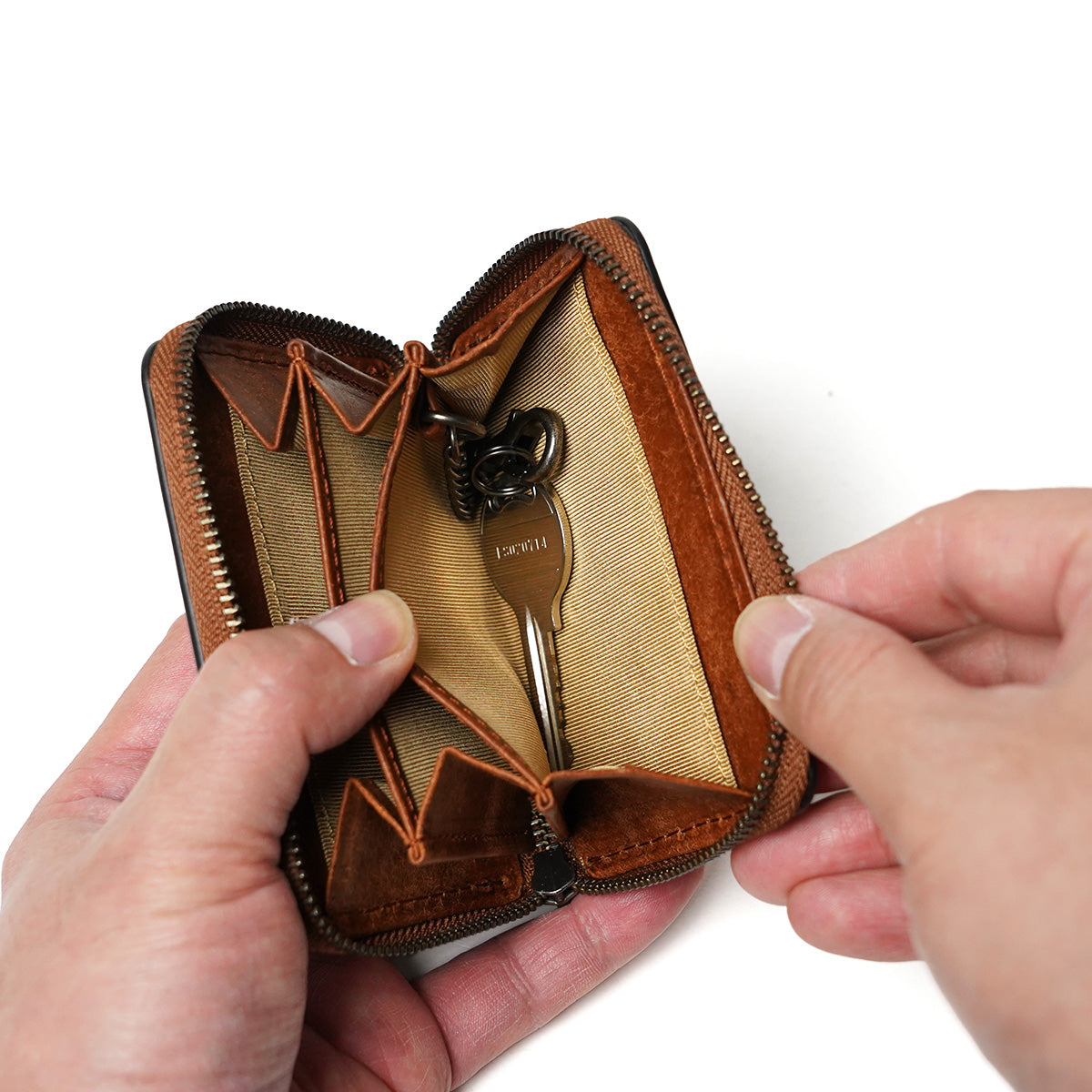 BUONA - Round Zipper Card & Coin Case ZYS2417
