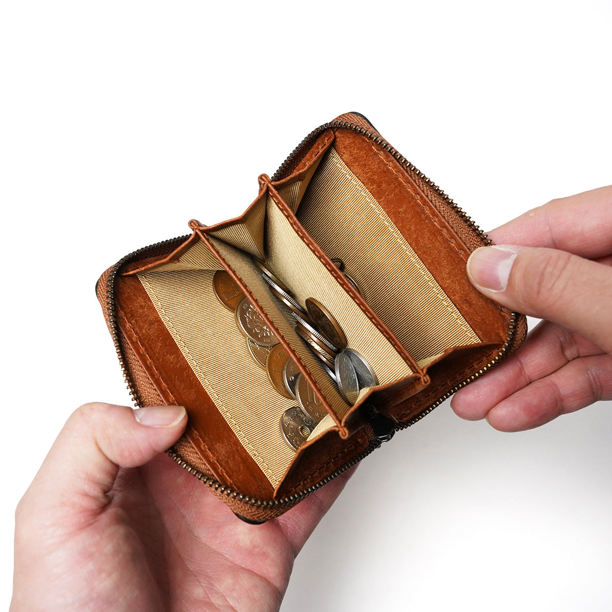 BUONA - Round Zipper Card & Coin Case ZYS2417