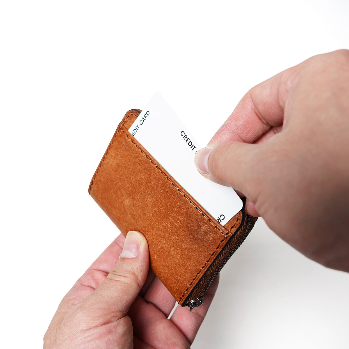 BUONA - Round Zipper Card & Coin Case ZYS2417