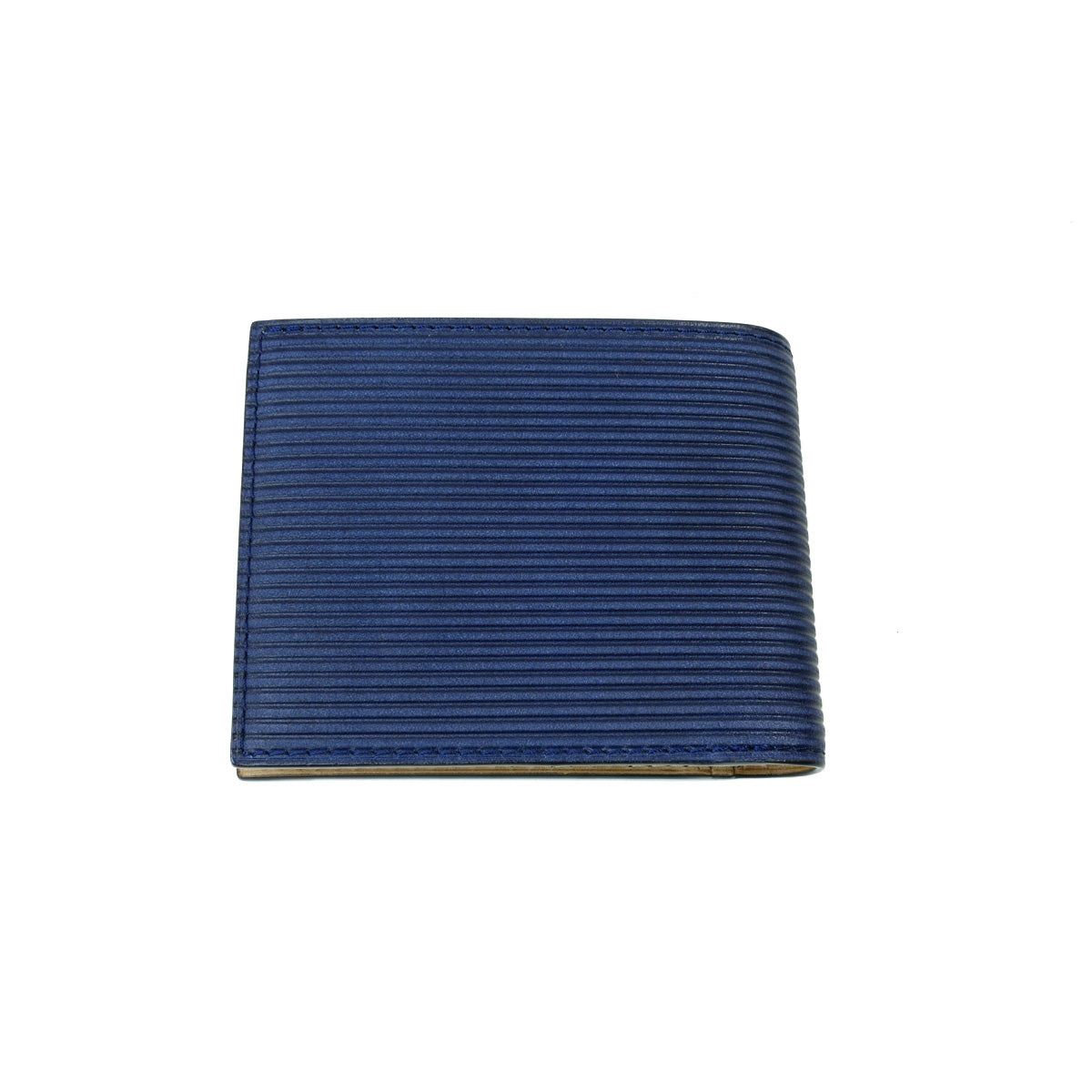 Indigo dyed x straight bifold wallet ZYS298