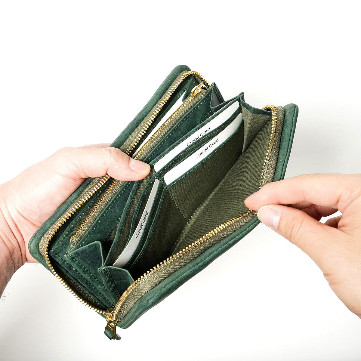BUKU LEATHER - Round Zipper Long Wallet ZYS350