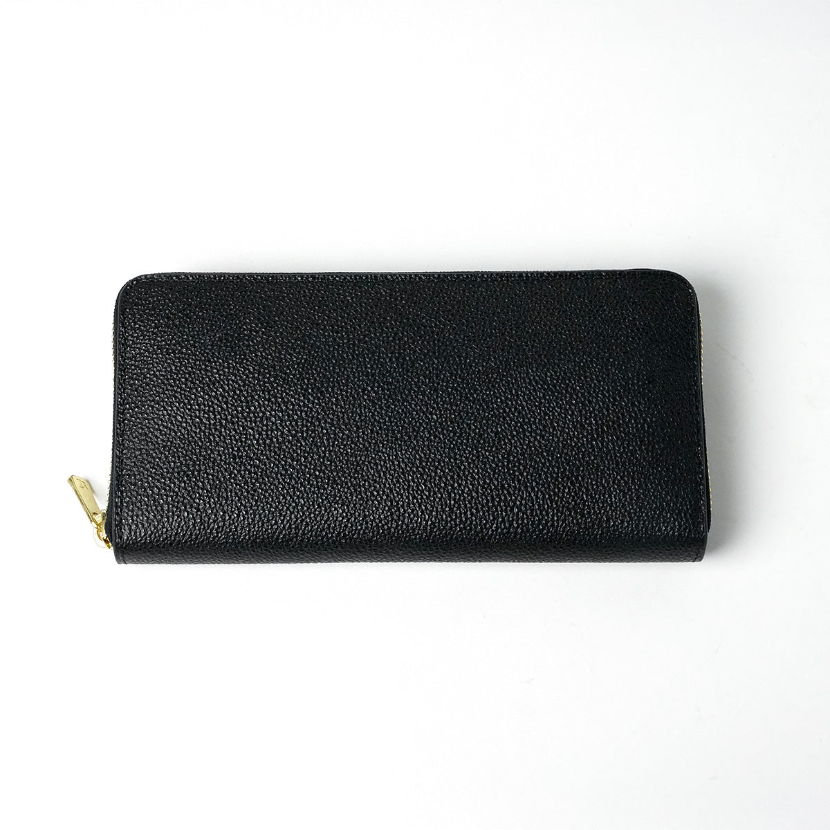 Himeji Kurozan Leather Round Zipper Long Wallet ZYS390
