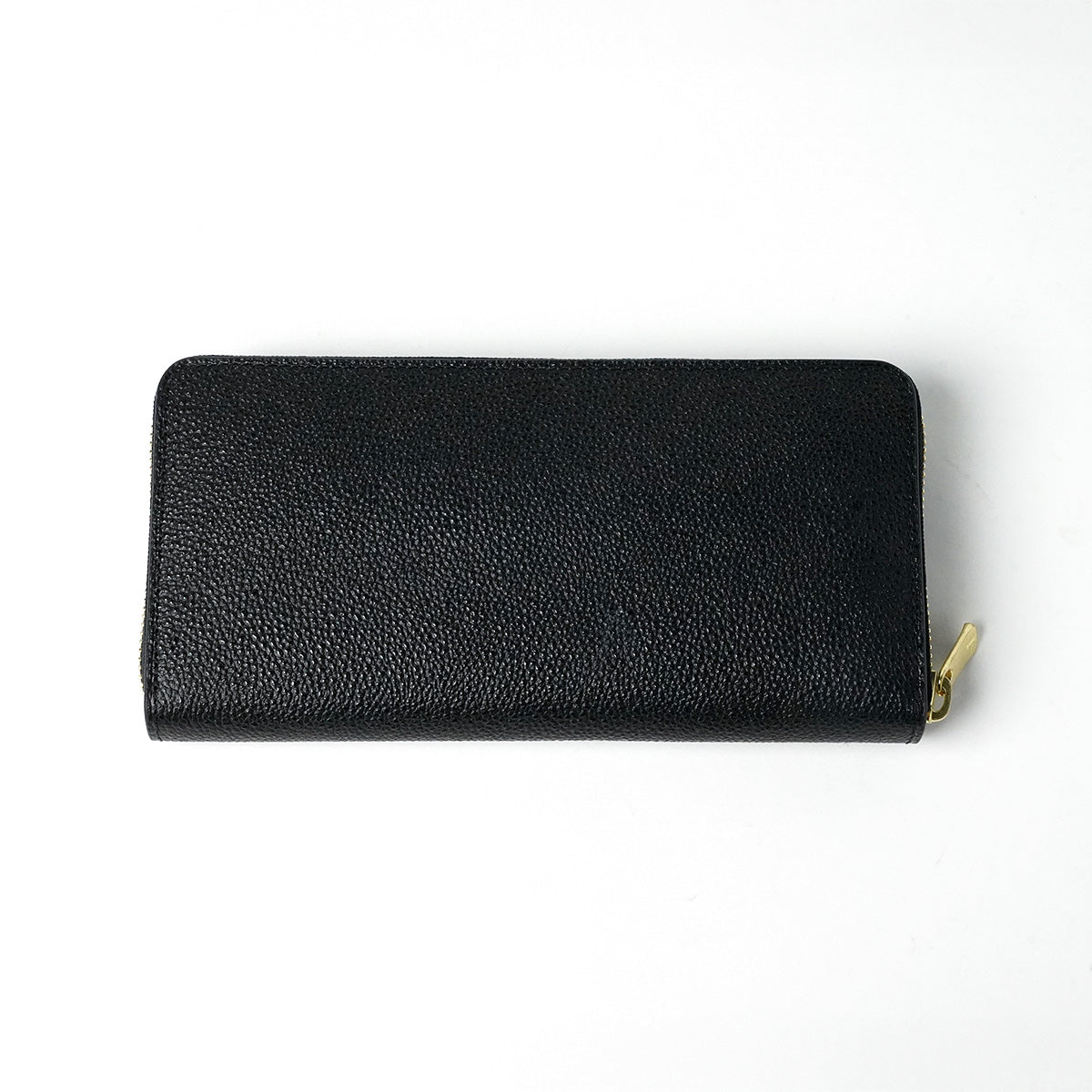 Himeji Kurozan Leather Round Zipper Long Wallet ZYS390