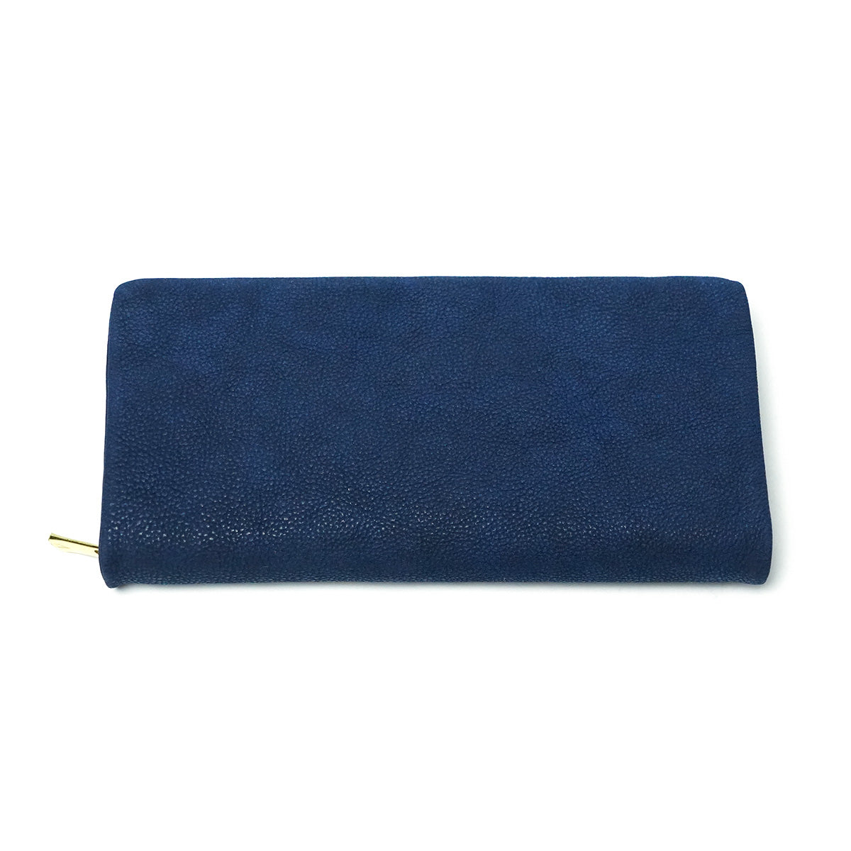 Indigo-dyed nubuck round zipper long wallet ZYS490