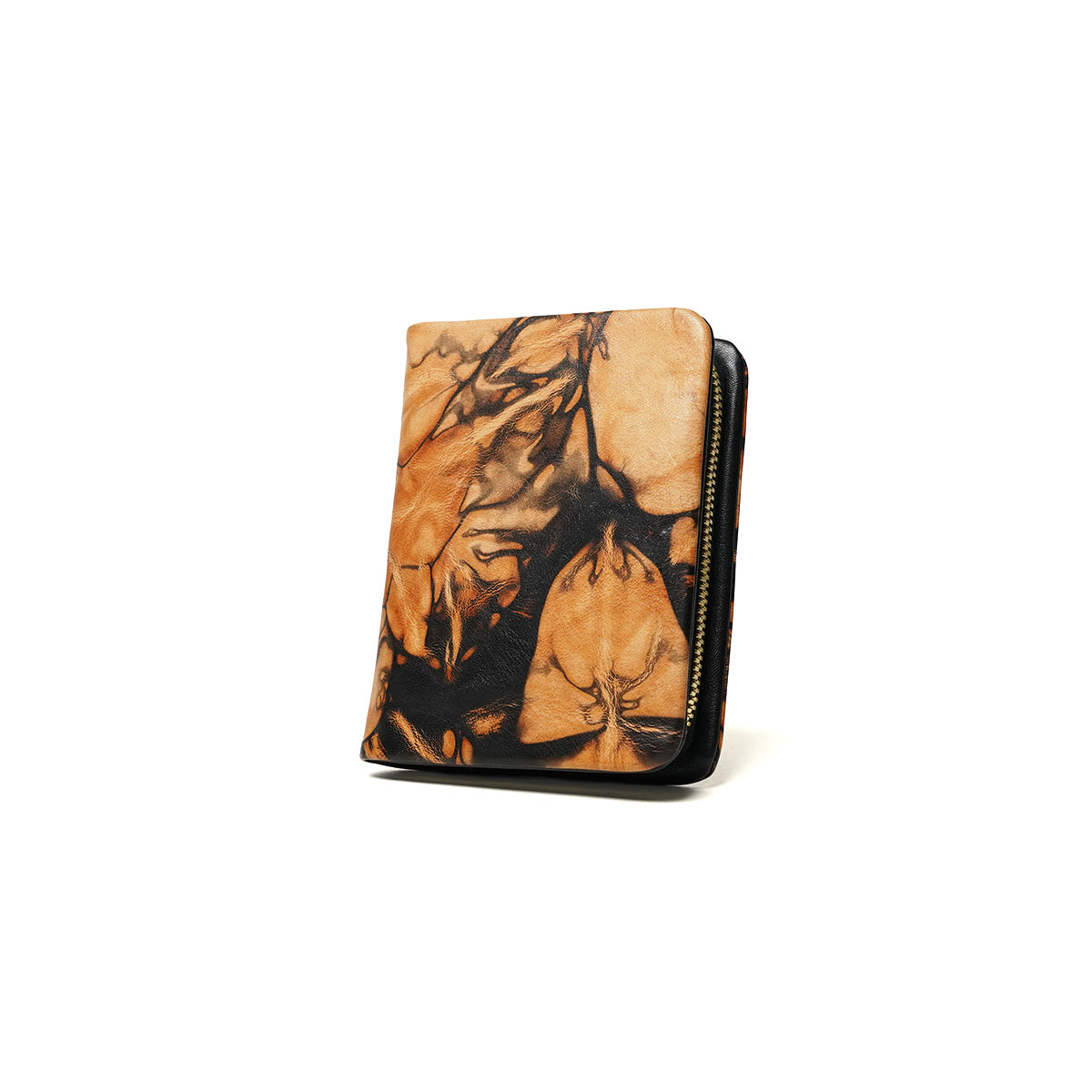 奄美 泥染めレザー ハーフ財布 ZYS571