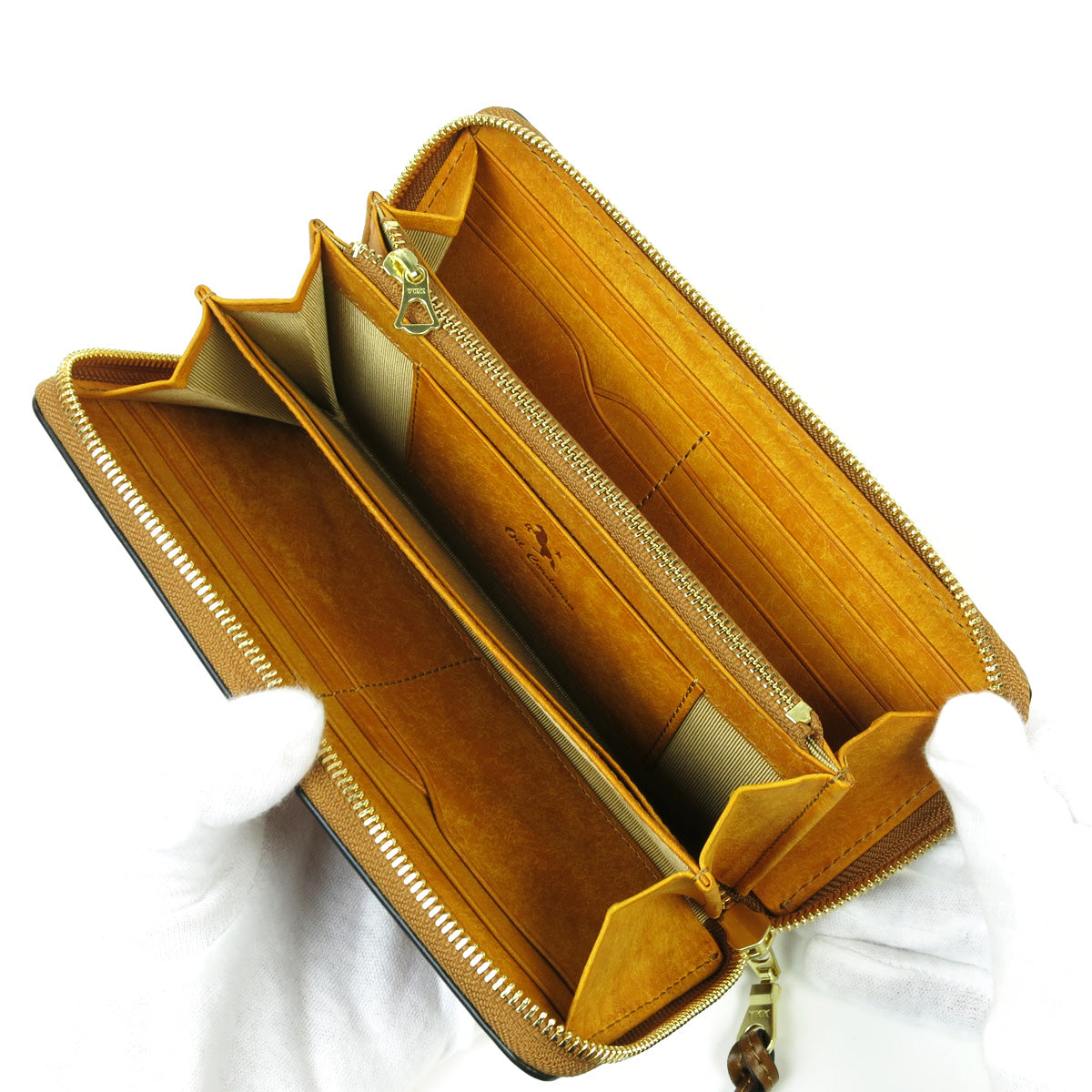 オイルコードバン ラウンドファスナー長財布 ZYS700