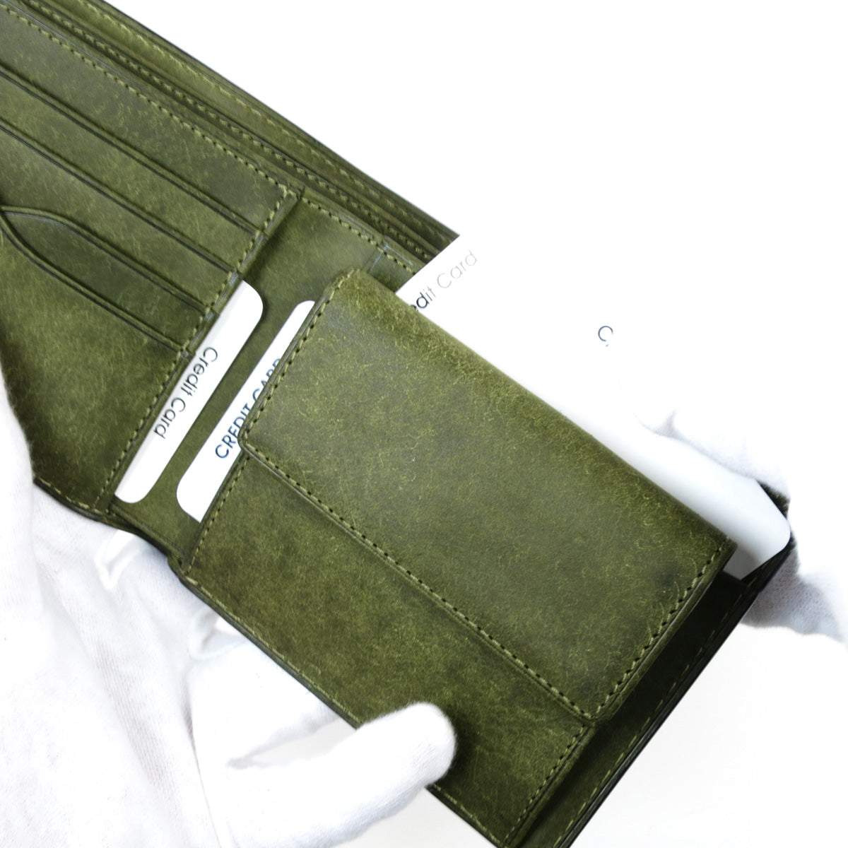 オイルコードバン 二つ折り財布 ZYS702