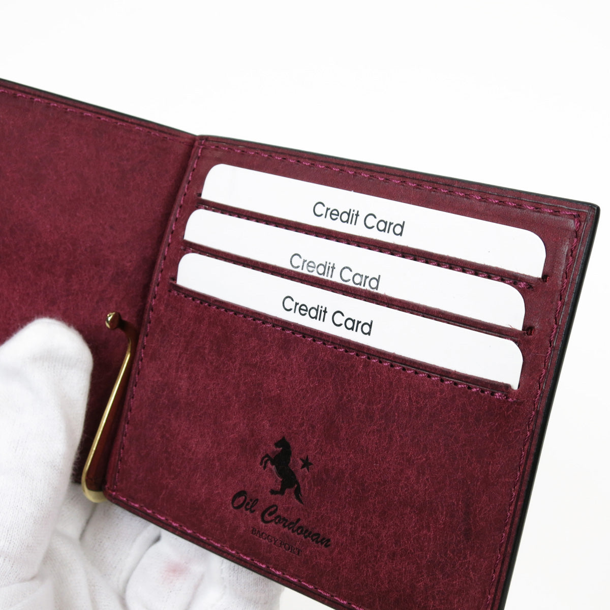 オイルコードバン 札ばさみ ZYS705