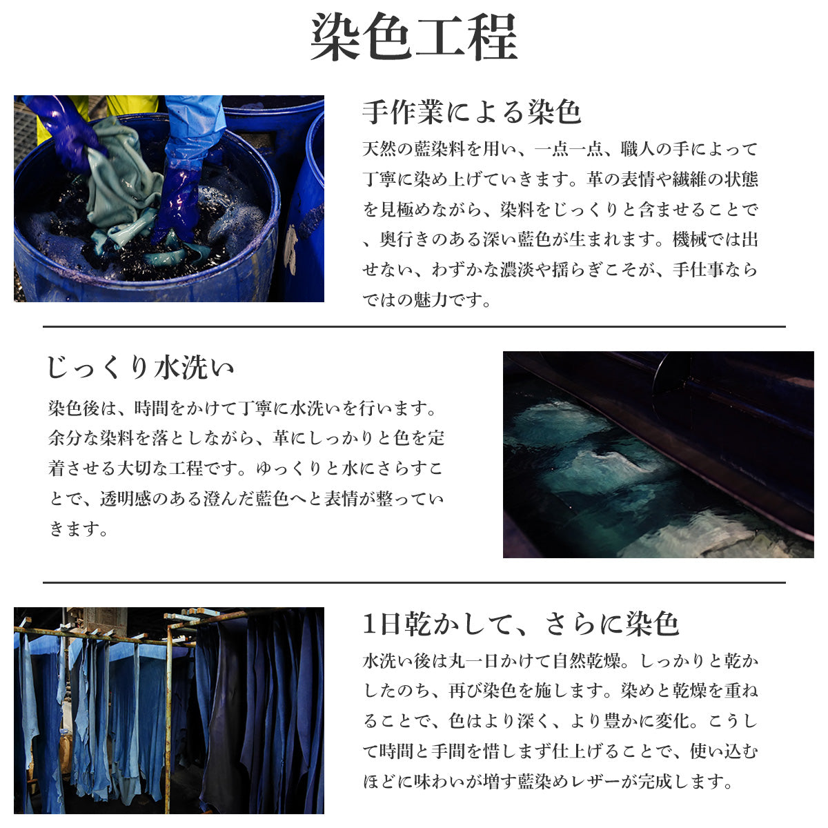 蒼 藍染め×ペイズリー ハーフ財布 ZYS196
