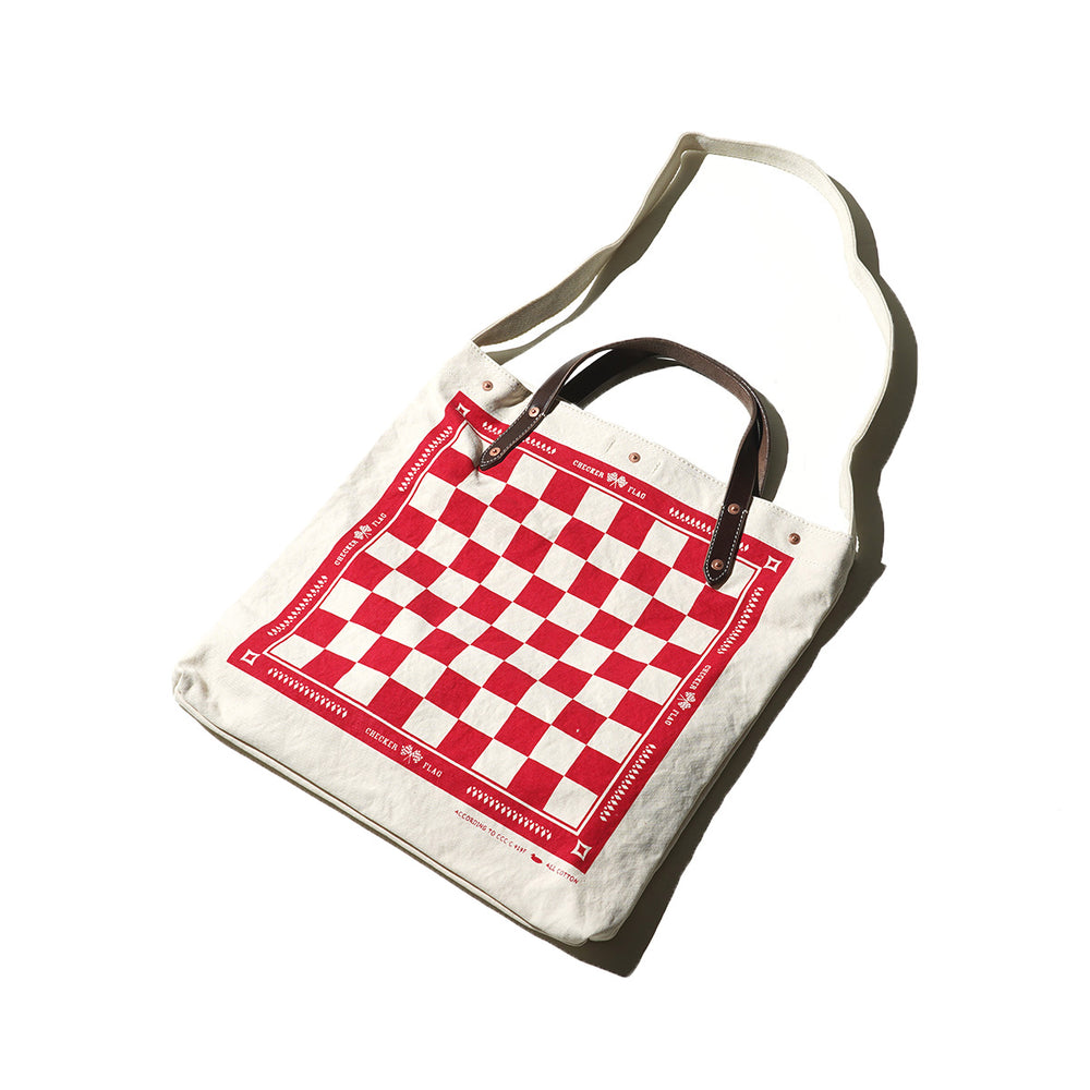 18oz Army Duck One-Shoulder Bag CHECKER FGRN002