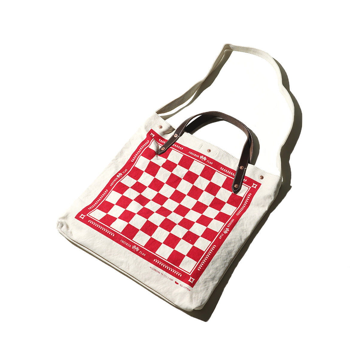 18oz Army Duck One-Shoulder Bag CHECKER FGRN002