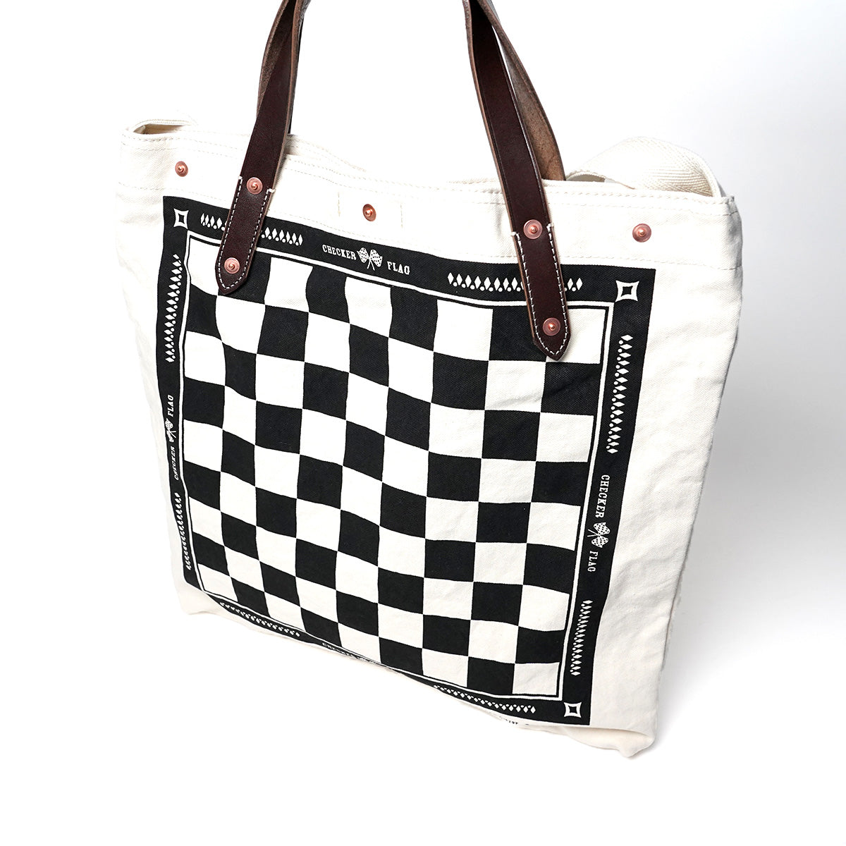 18oz Army Duck One-Shoulder Bag CHECKER FGRN002