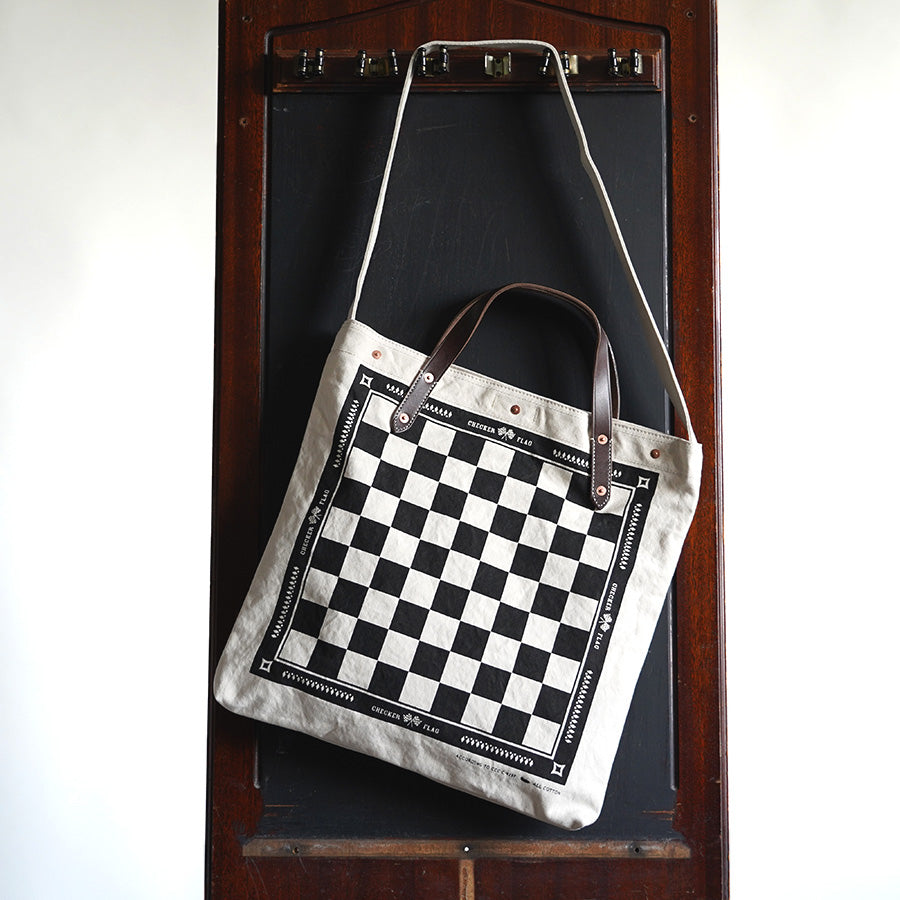 18oz Army Duck One-Shoulder Bag CHECKER FGRN002