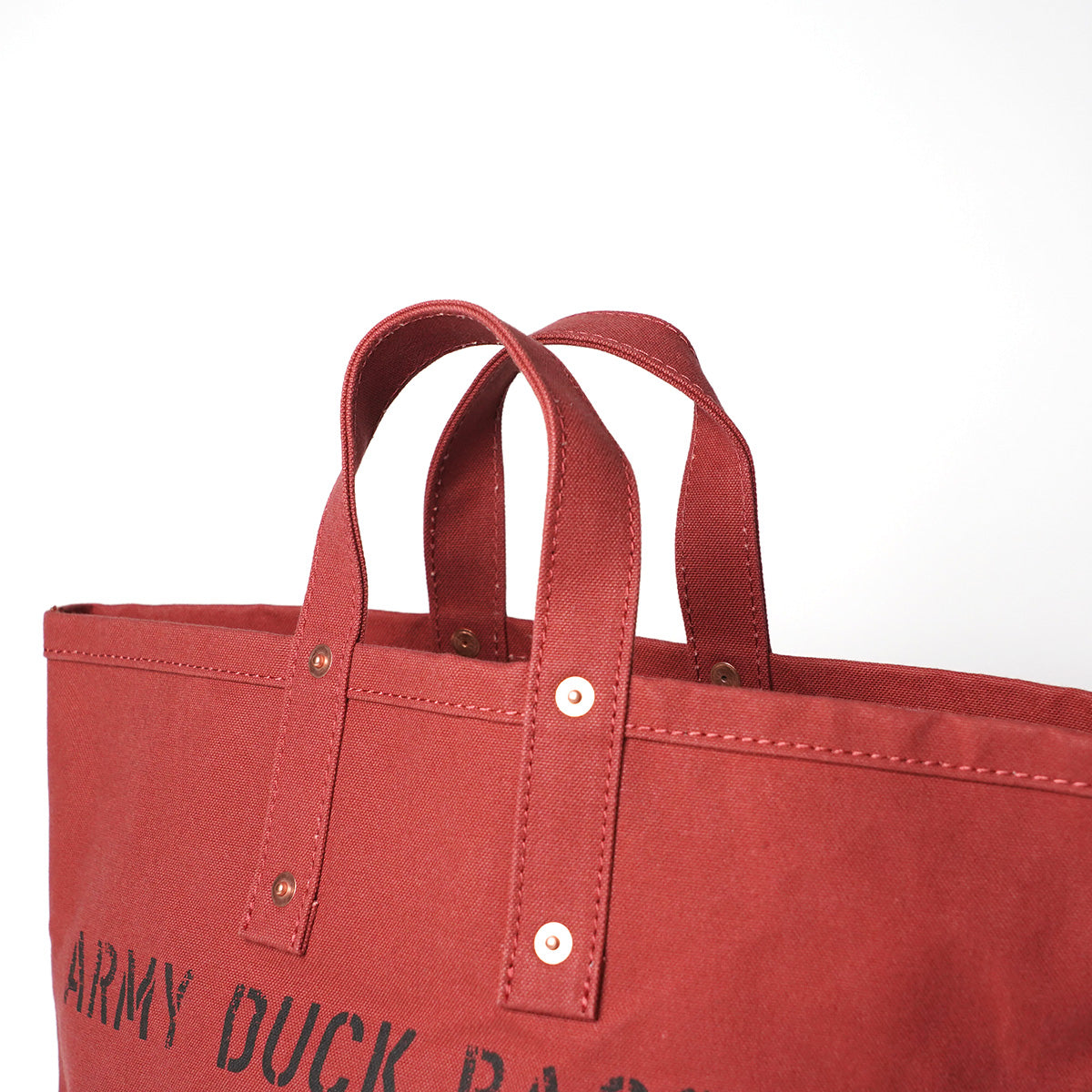 French Army Duck Vertical Tool Tote Bag FGRN004