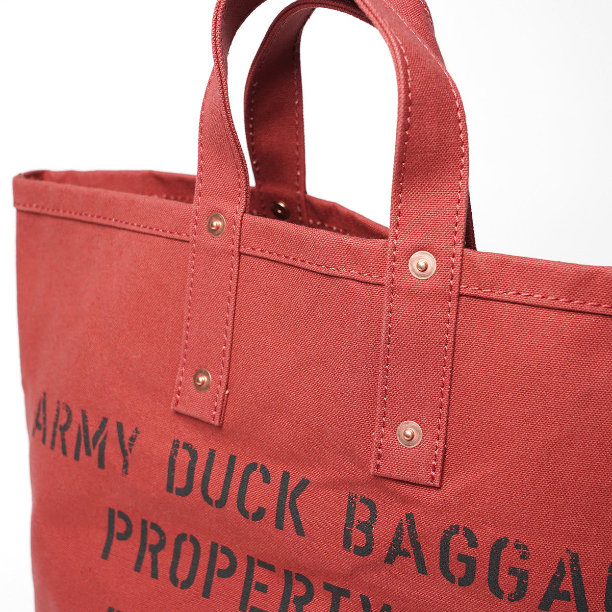 French Army Duck Vertical Tool Tote Bag FGRN004