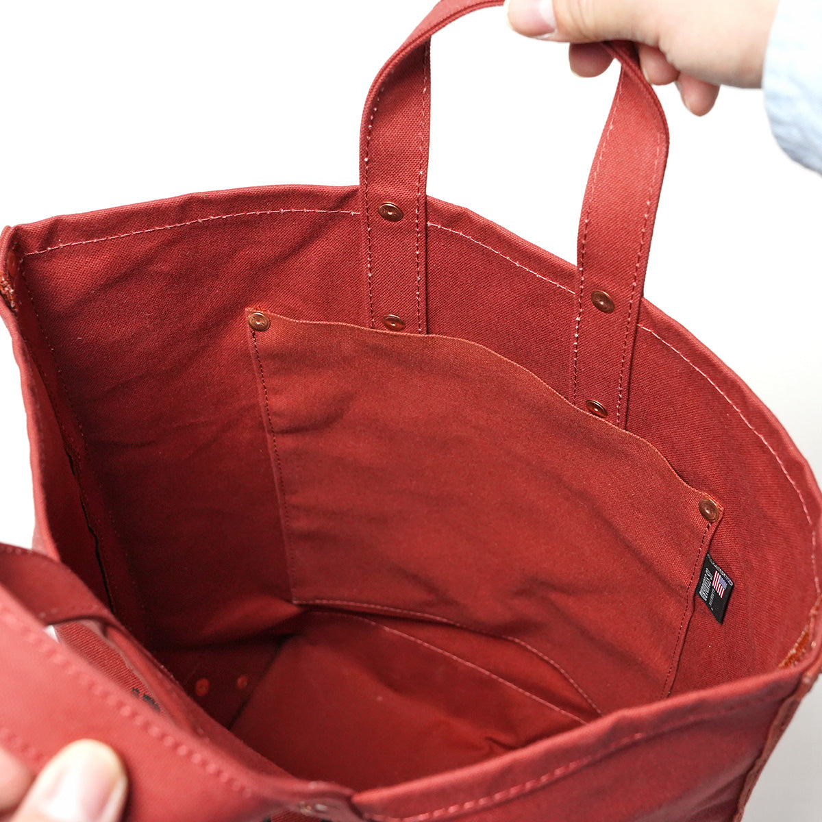 French Army Duck Vertical Tool Tote Bag FGRN004