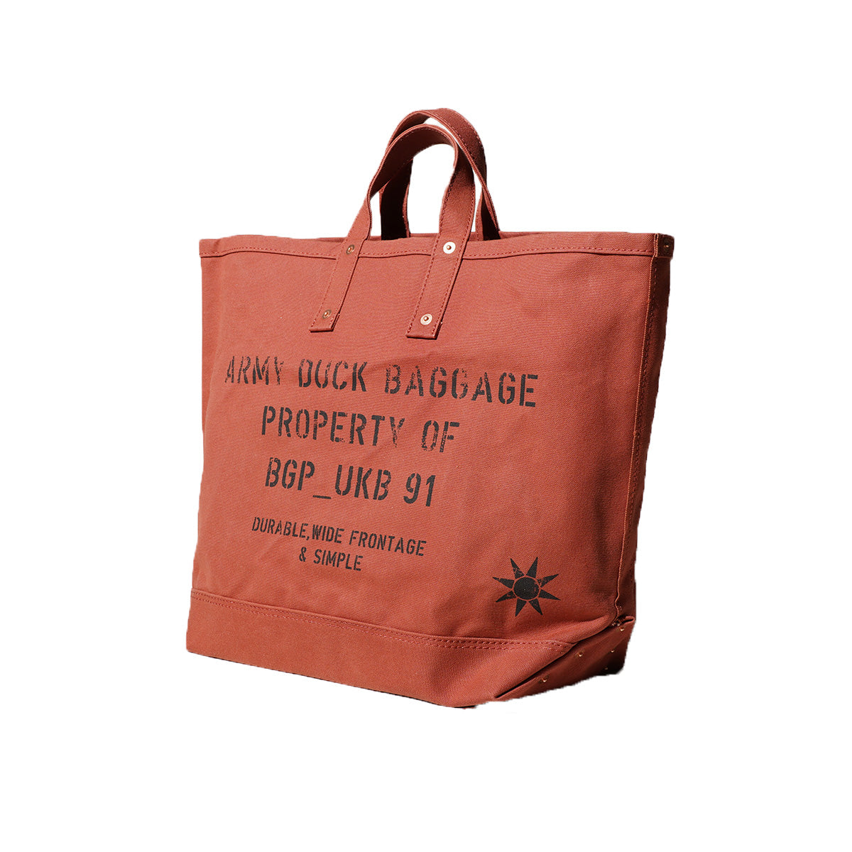 French Army Duck Horizontal Tool Tote Bag FGRN005