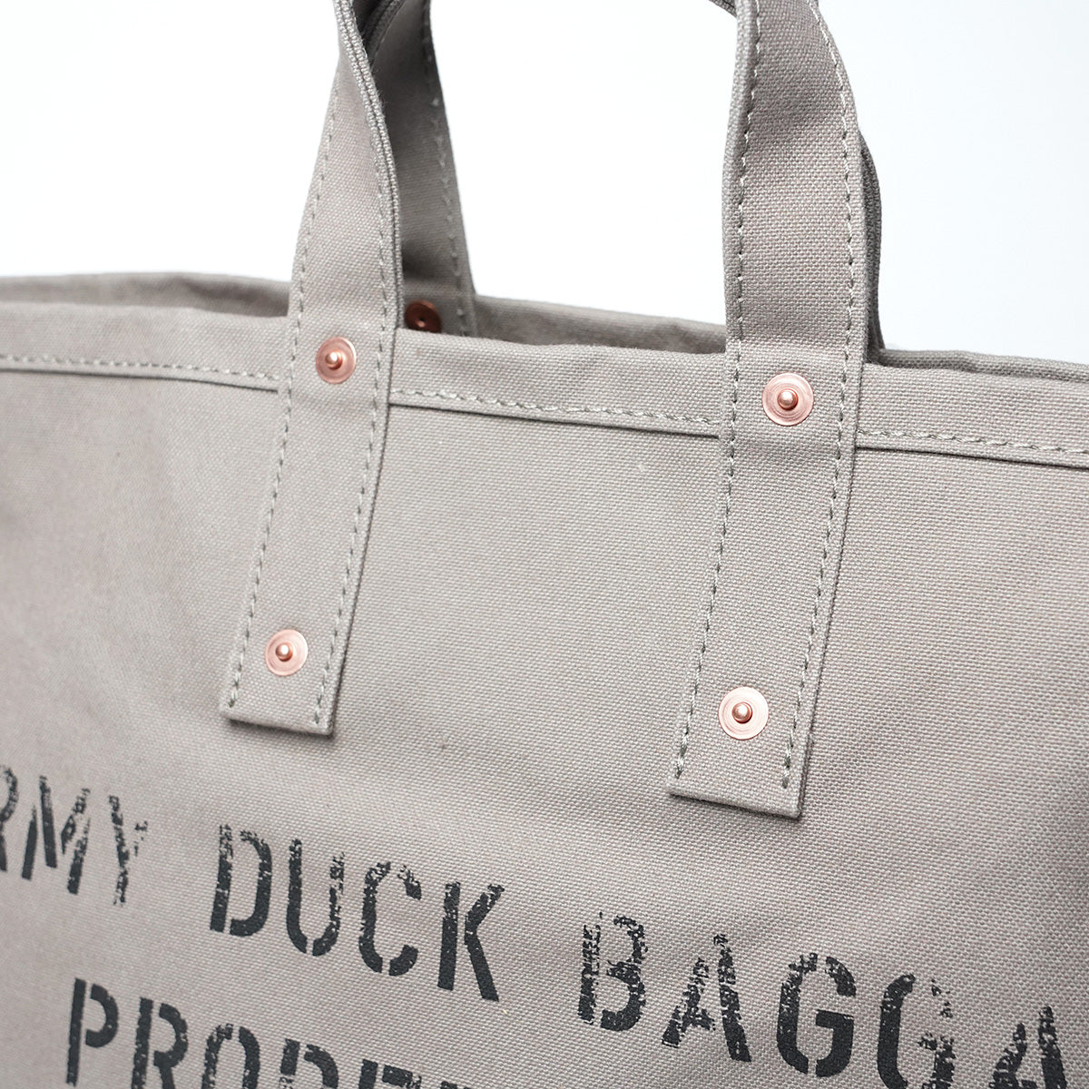 French Army Duck Horizontal Tool Tote Bag FGRN005