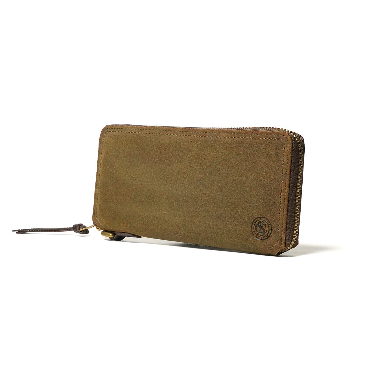 オイルスエード ラウンドファスナー 長財布 FZKM10