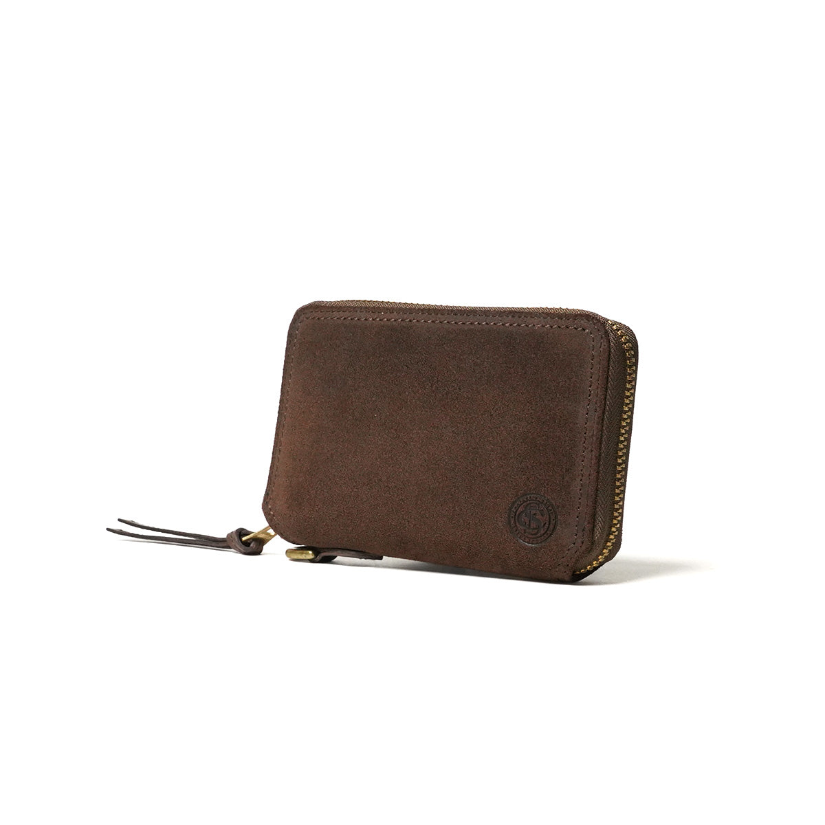 Oil suede round zipper half wallet FZKM11 