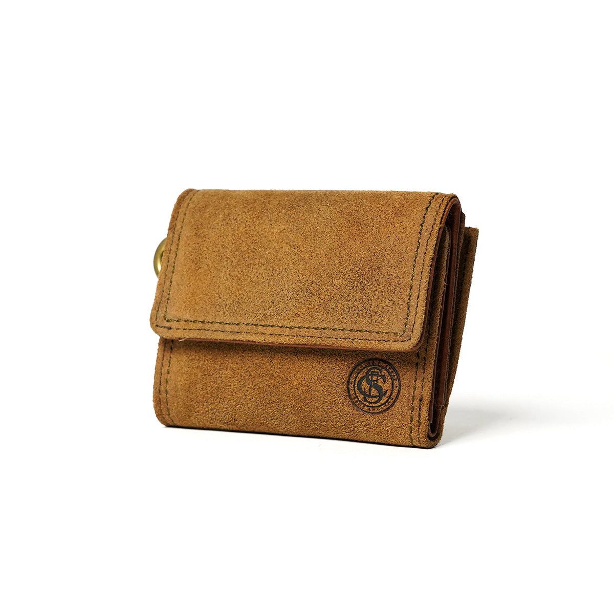 Oil suede tri-fold wallet FZKM14