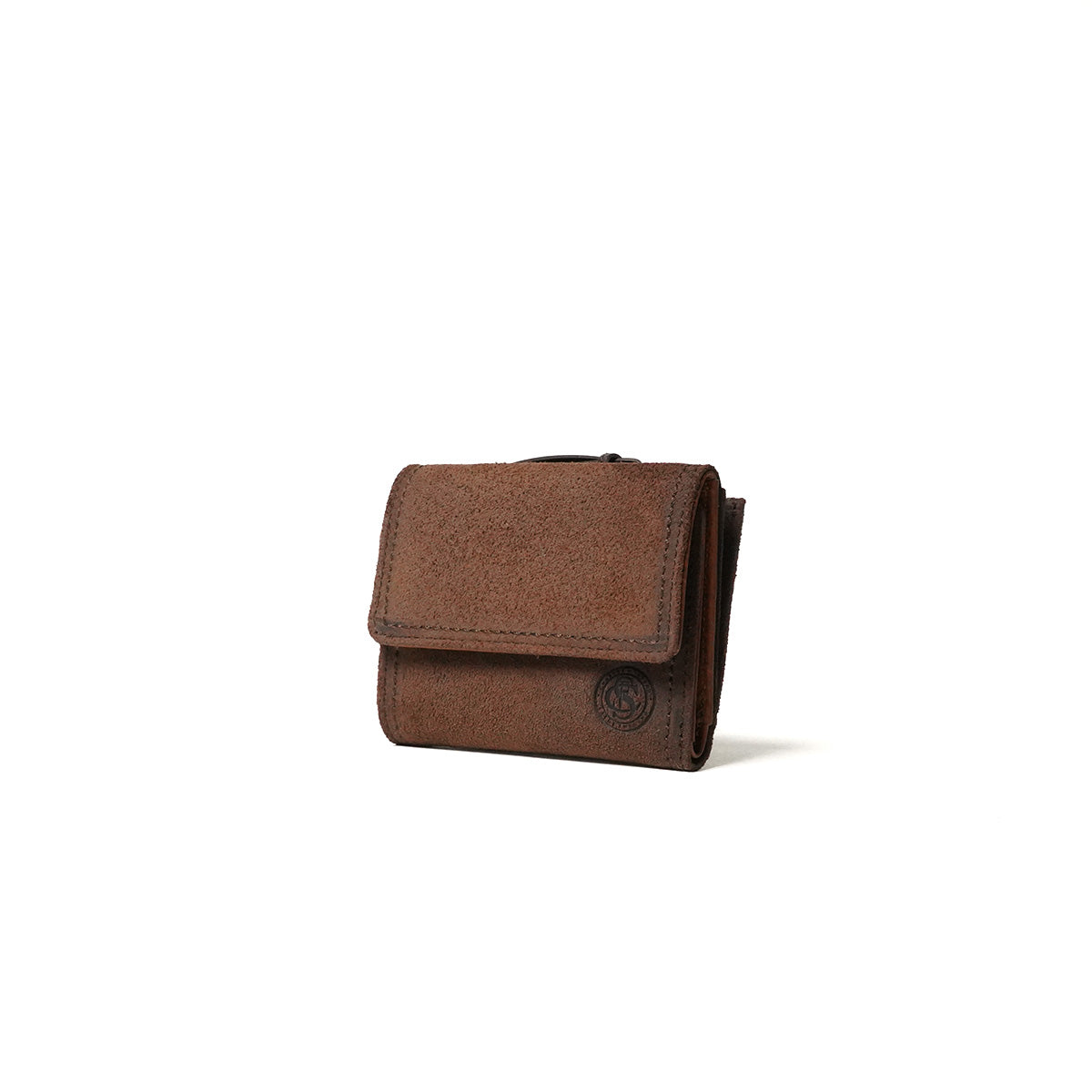 Oil suede tri-fold wallet FZKM14