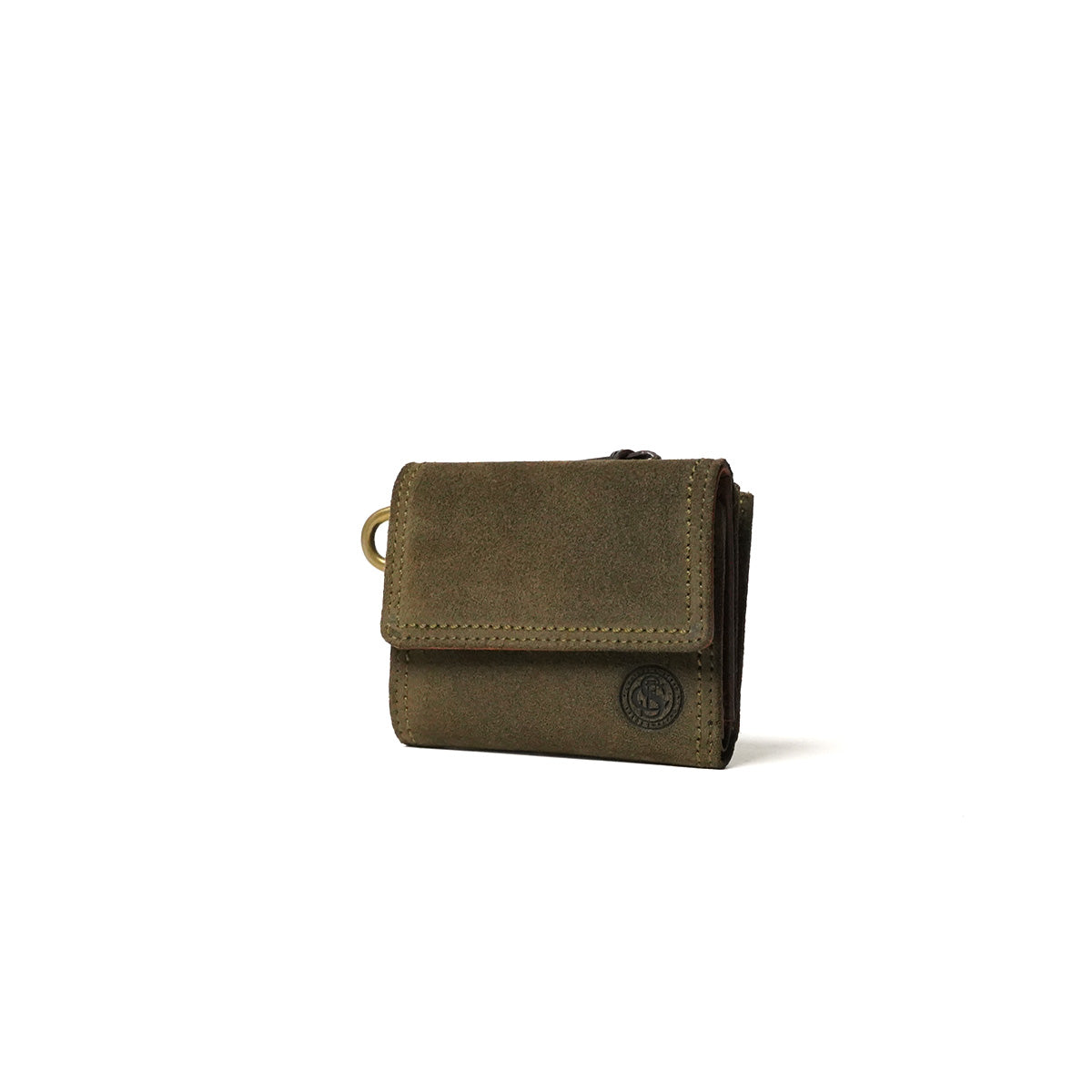 Oil suede tri-fold wallet FZKM14