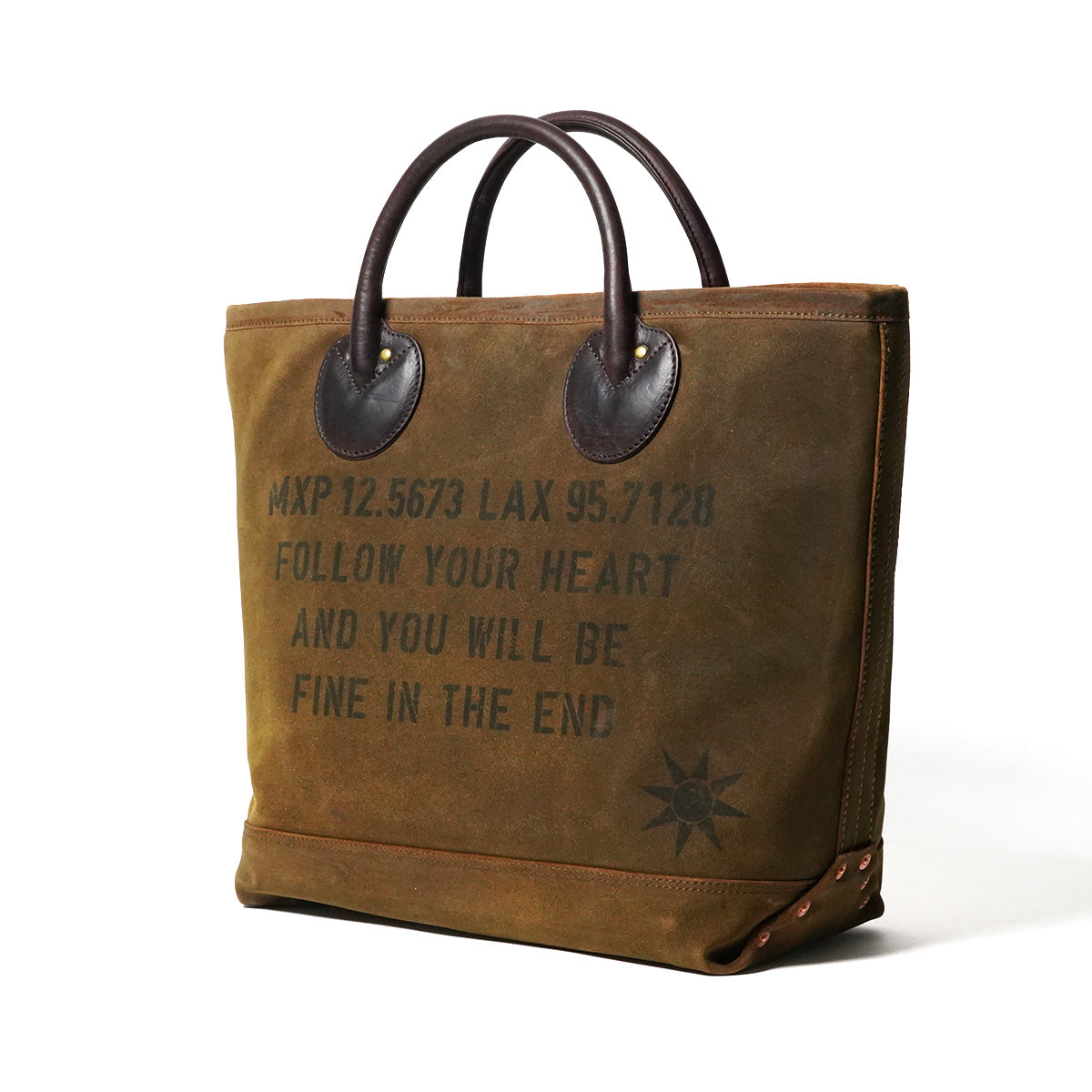 Oiled suede shoulder bag FZKM2001 