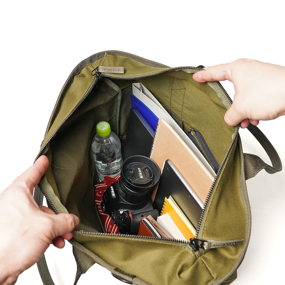 JUNGLE CLOTH -ジャングルクロス- ボストン トートバッグ GRN7702