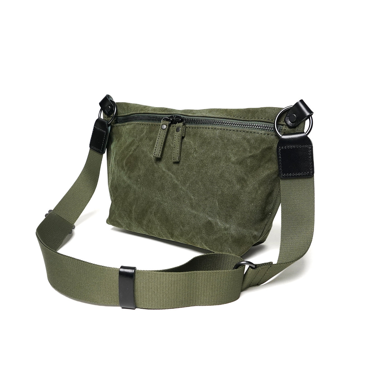 TIGER CANVAS Mini Shoulder Bag GRN880