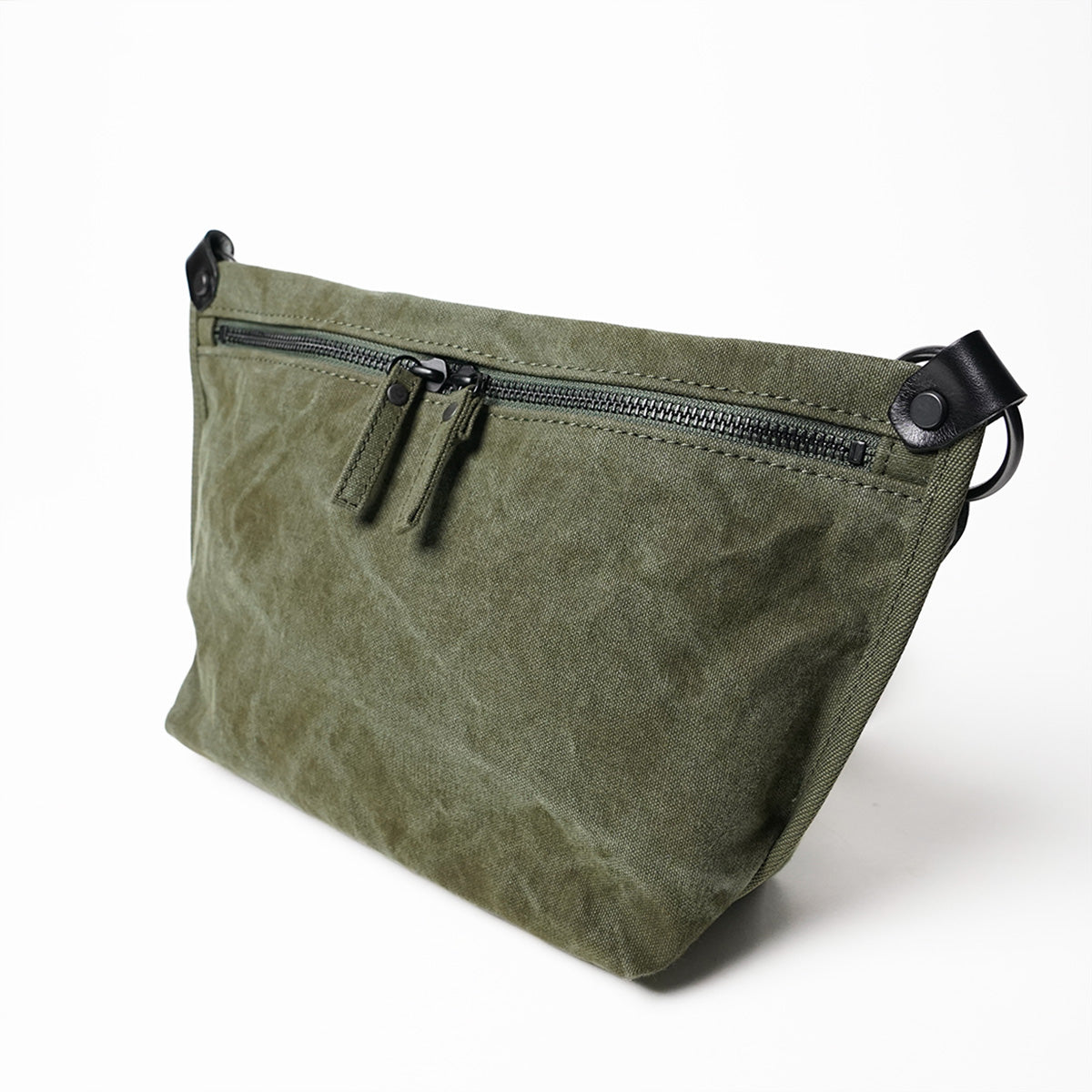 TIGER CANVAS Mini Shoulder Bag GRN880