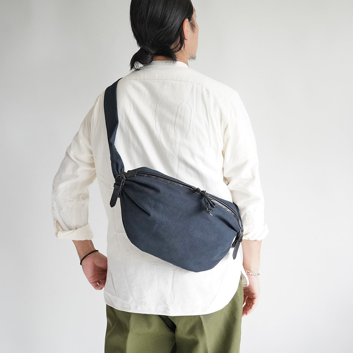 KUROSABI - Black Rust Dye - Sling Bag GRN9600
