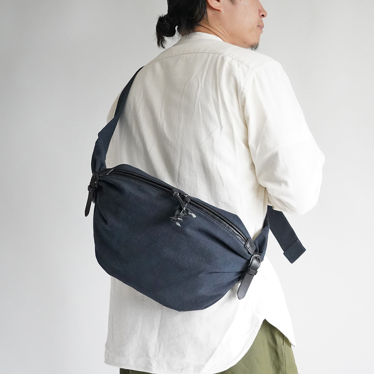 KUROSABI - Black Rust Dye - Sling Bag GRN9600