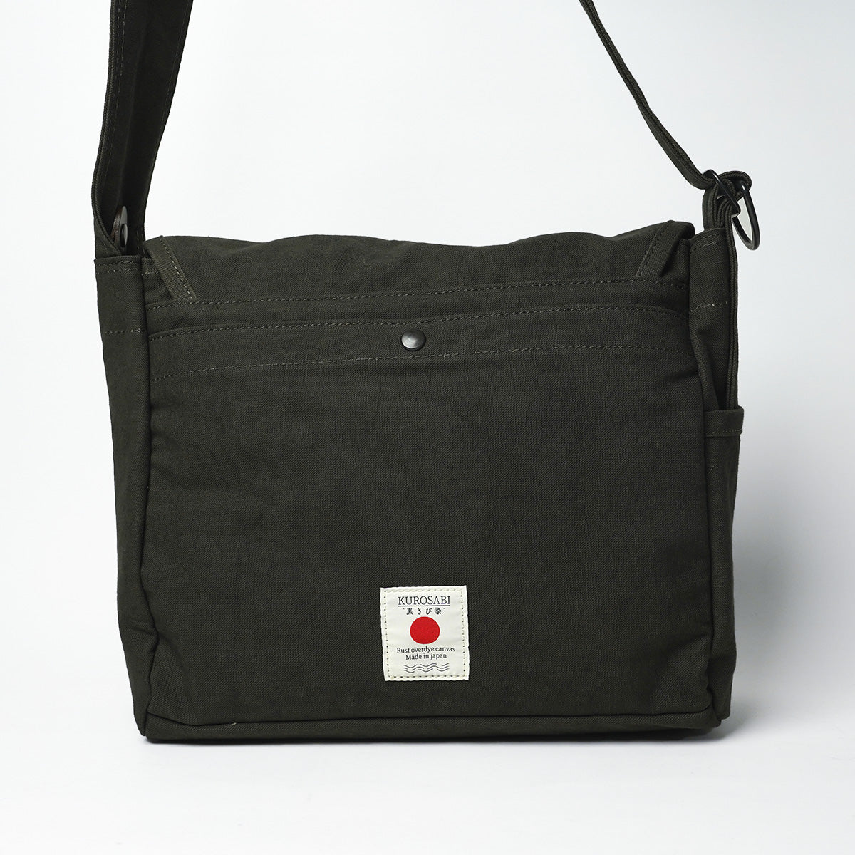 KUROSABI - Black Rust Dye - Flap Shoulder Bag M GRN9601