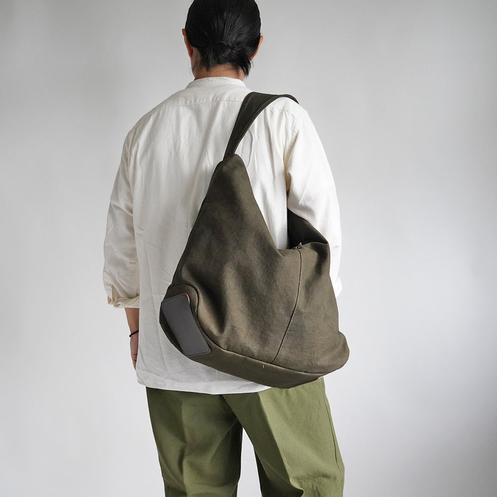 KUROSABI - Black Rust Dye - One-Shoulder Tote Bag GRN9603
