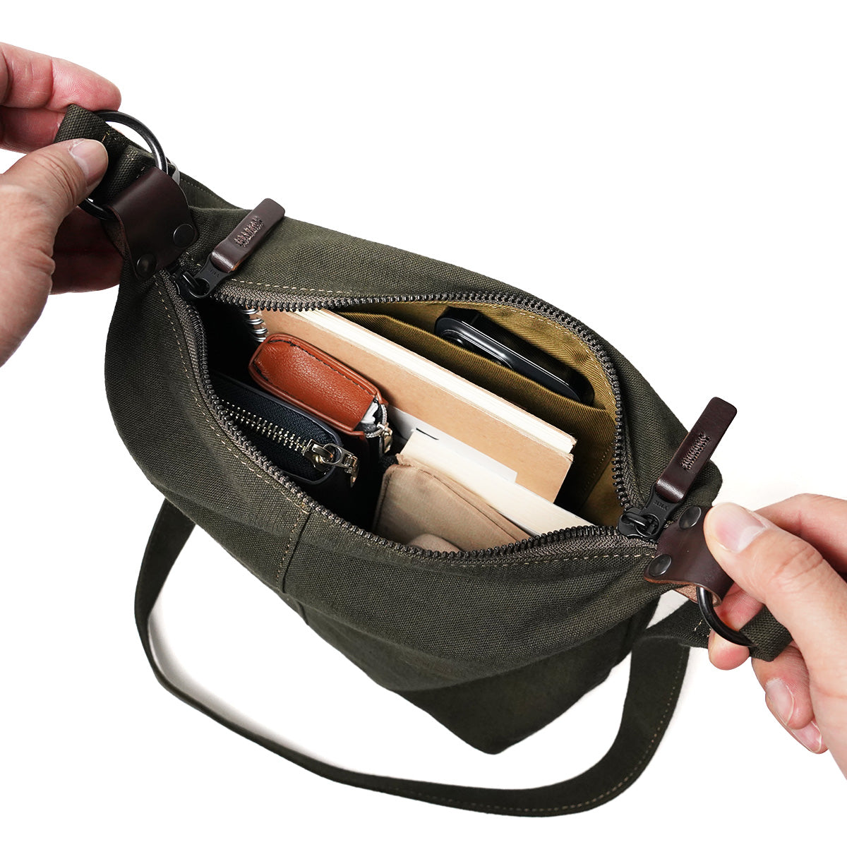 KUROSABI-黒さび染め- ミニショルダーバッグ GRN9604