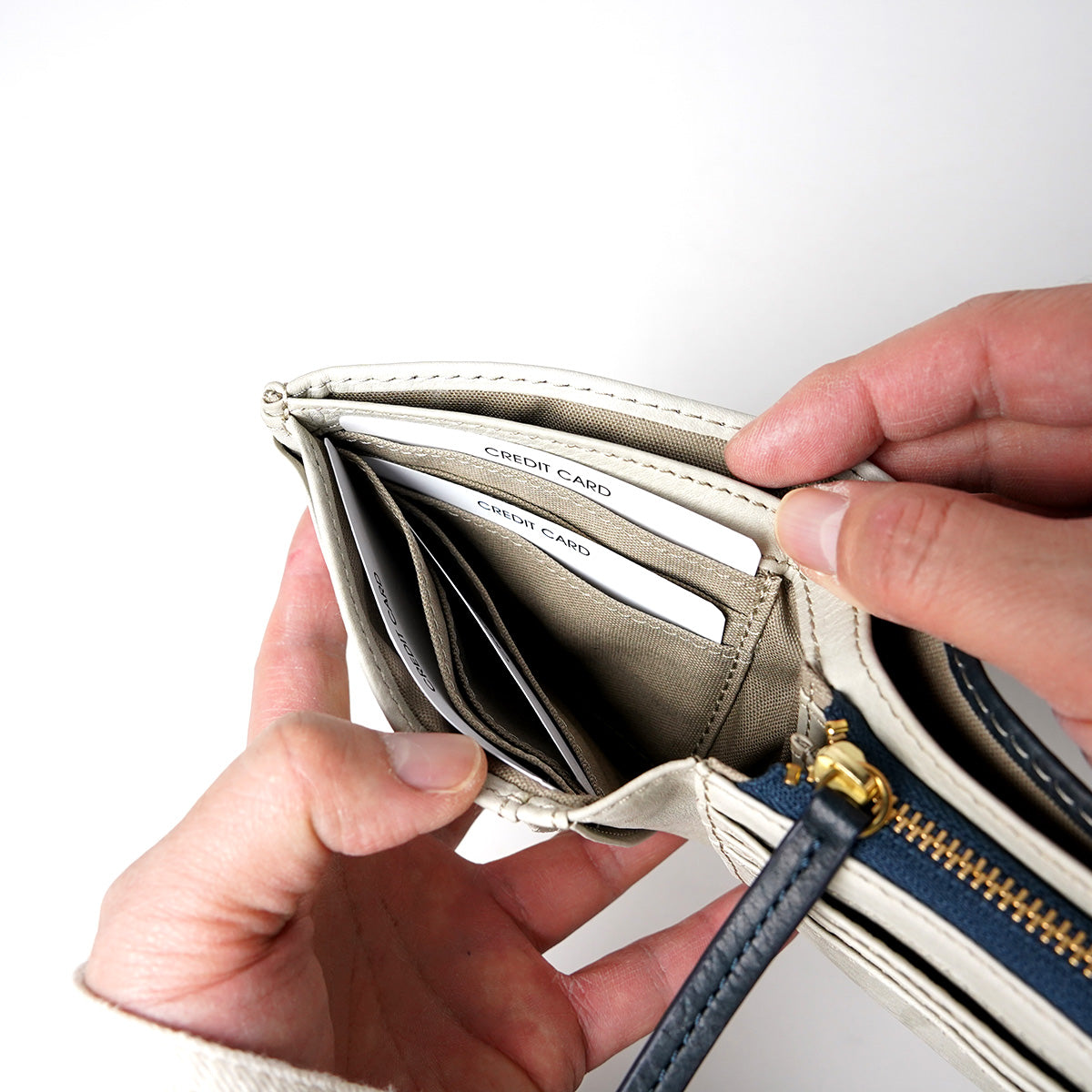 Full Chrome Wash Bifold Wallet HRD408