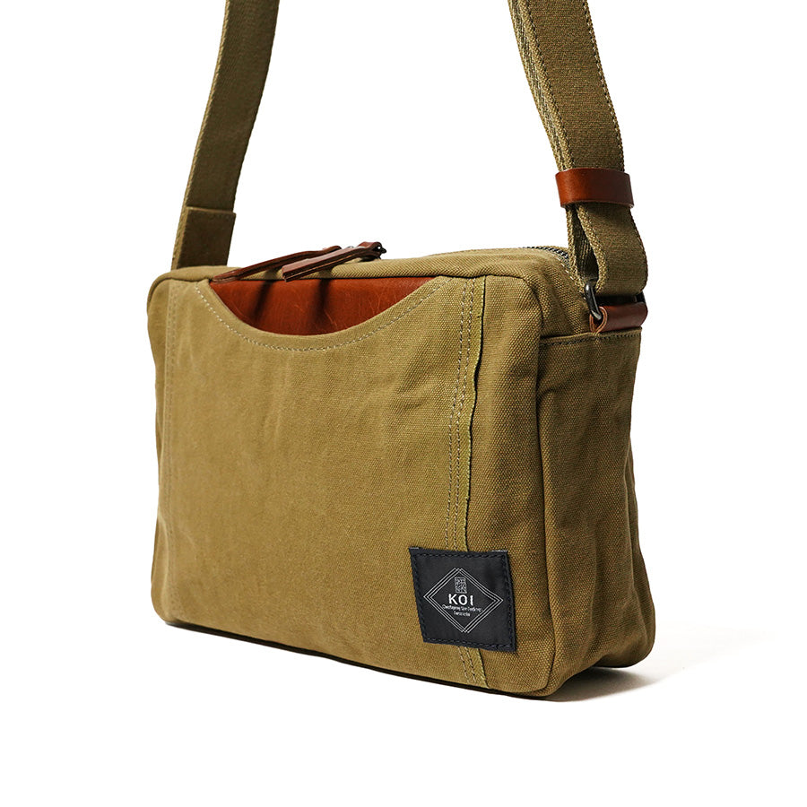 21oz アーミーダック スクエアショルダーバッグ KOG303