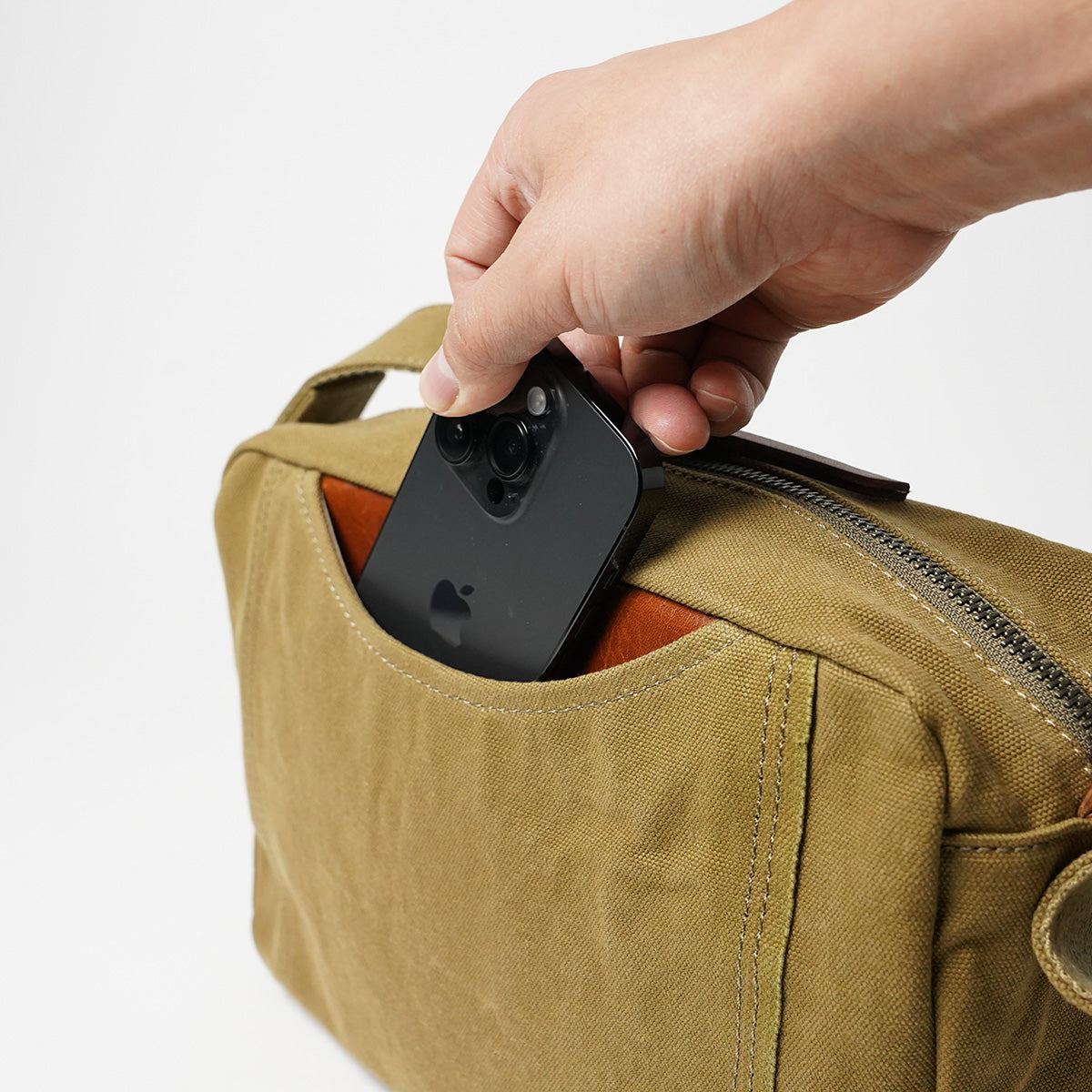 21oz アーミーダック スクエアショルダーバッグ KOG303